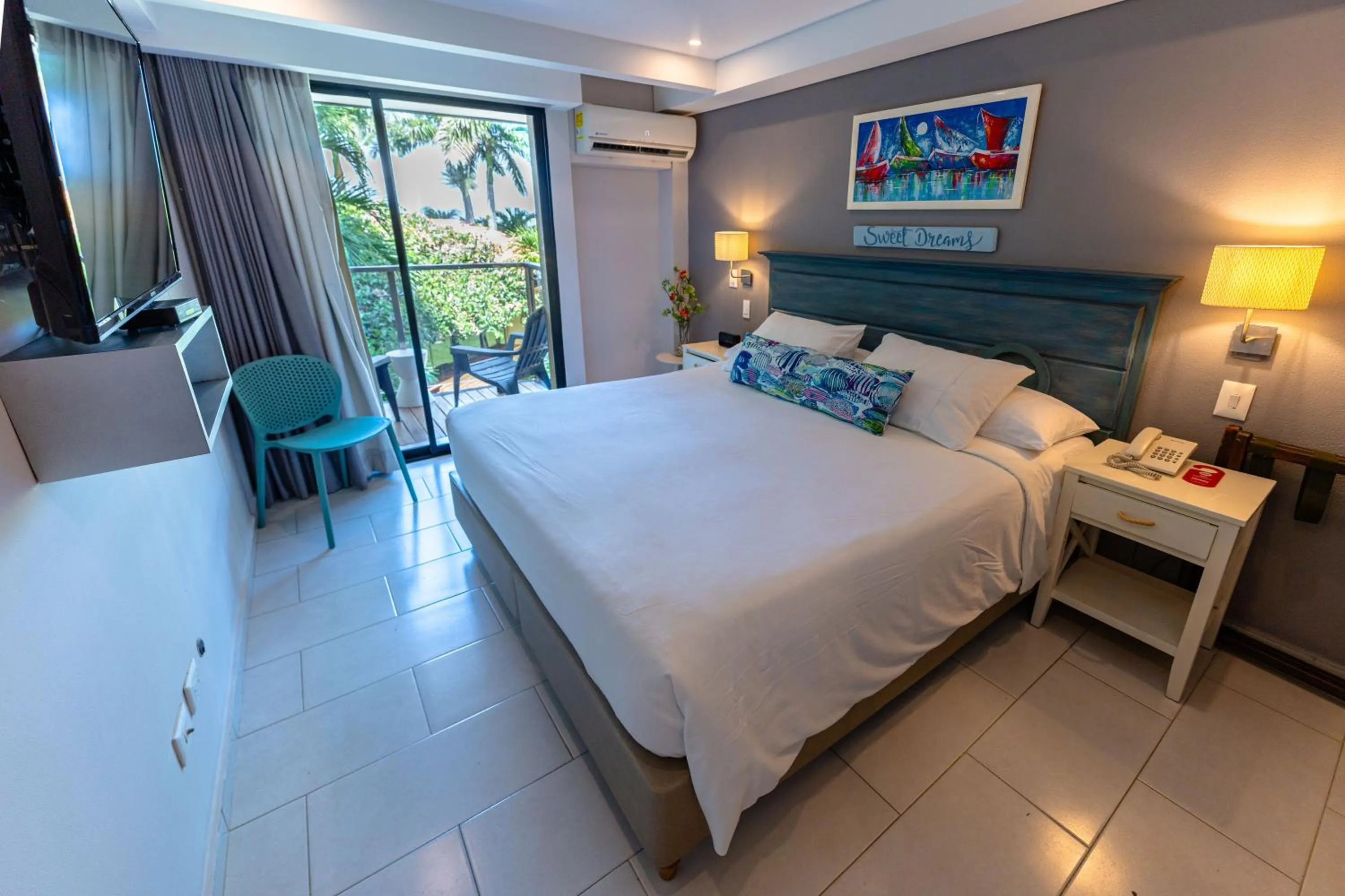 Bed in Casa Verano Beach Hotel - Adults Only