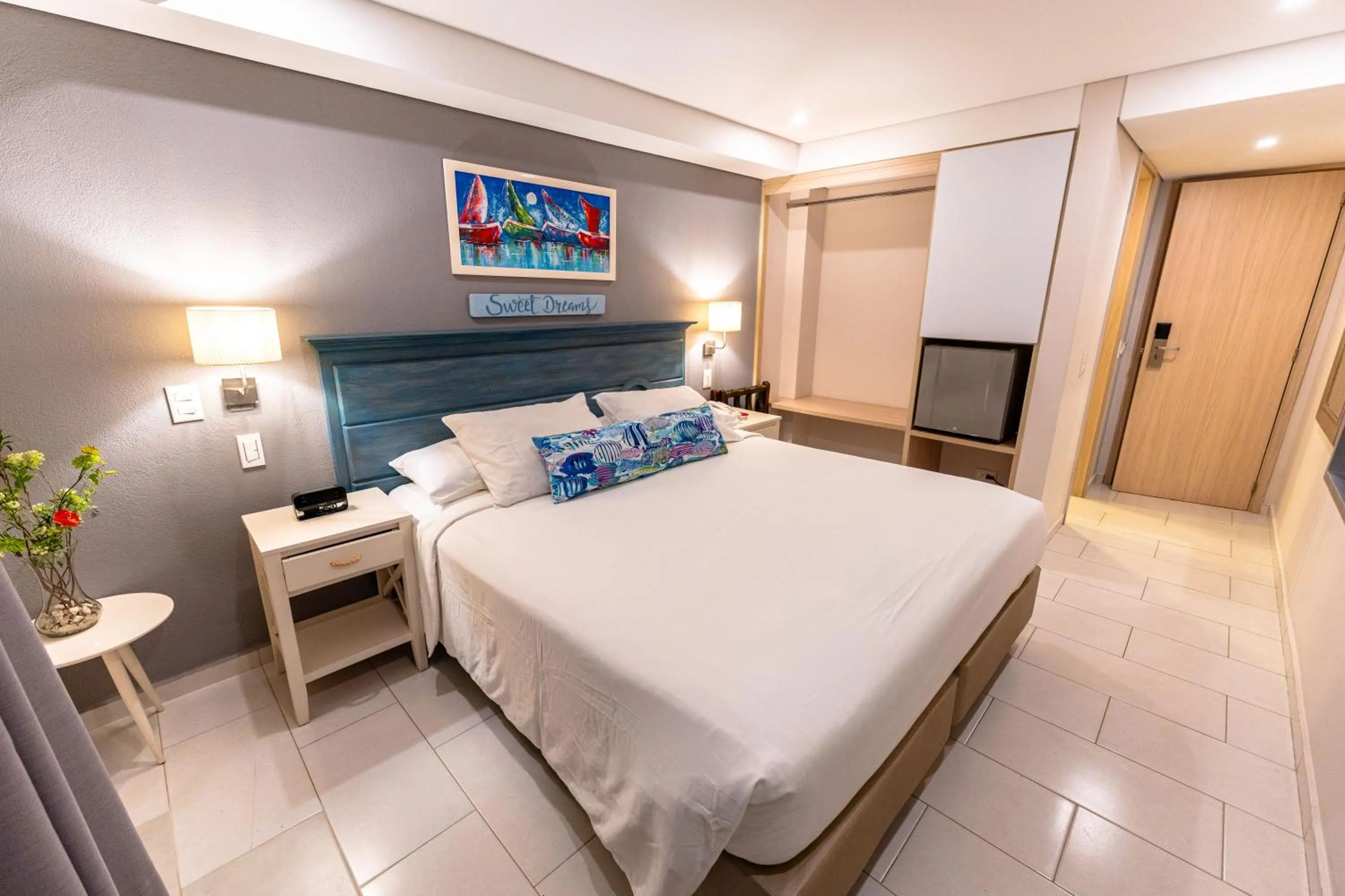 Bed in Casa Verano Beach Hotel - Adults Only