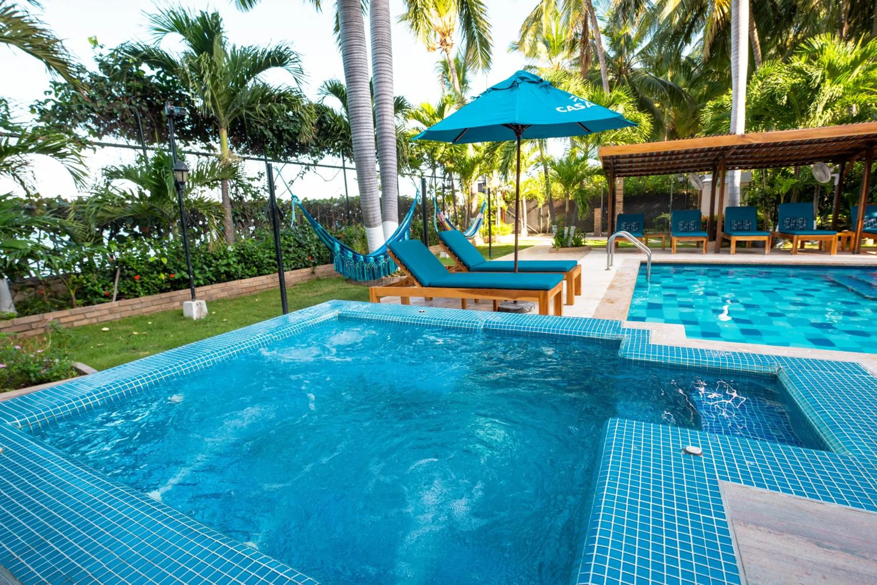 Pool view in Casa Verano Beach Hotel - Adults Only