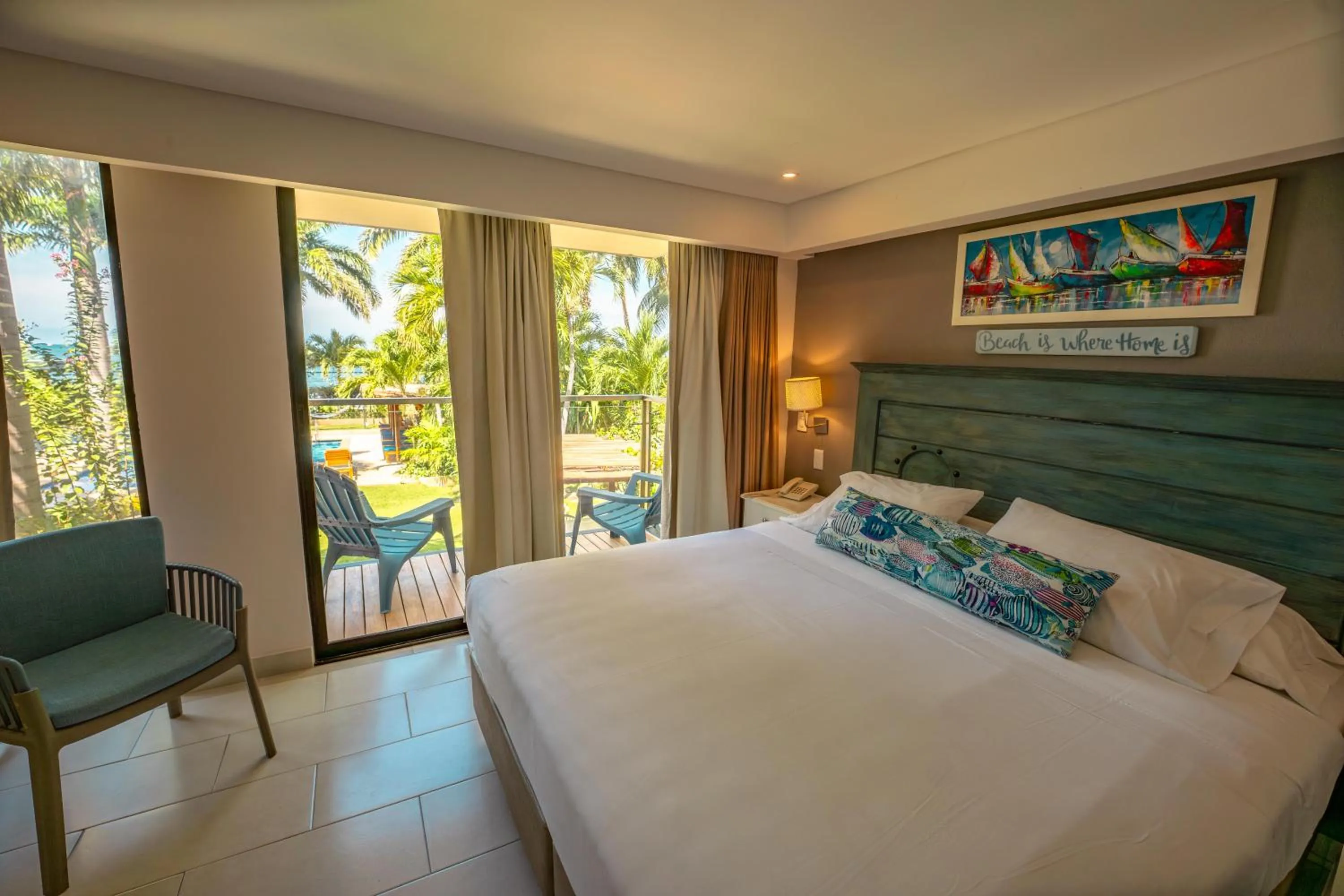 Bed in Casa Verano Beach Hotel - Adults Only