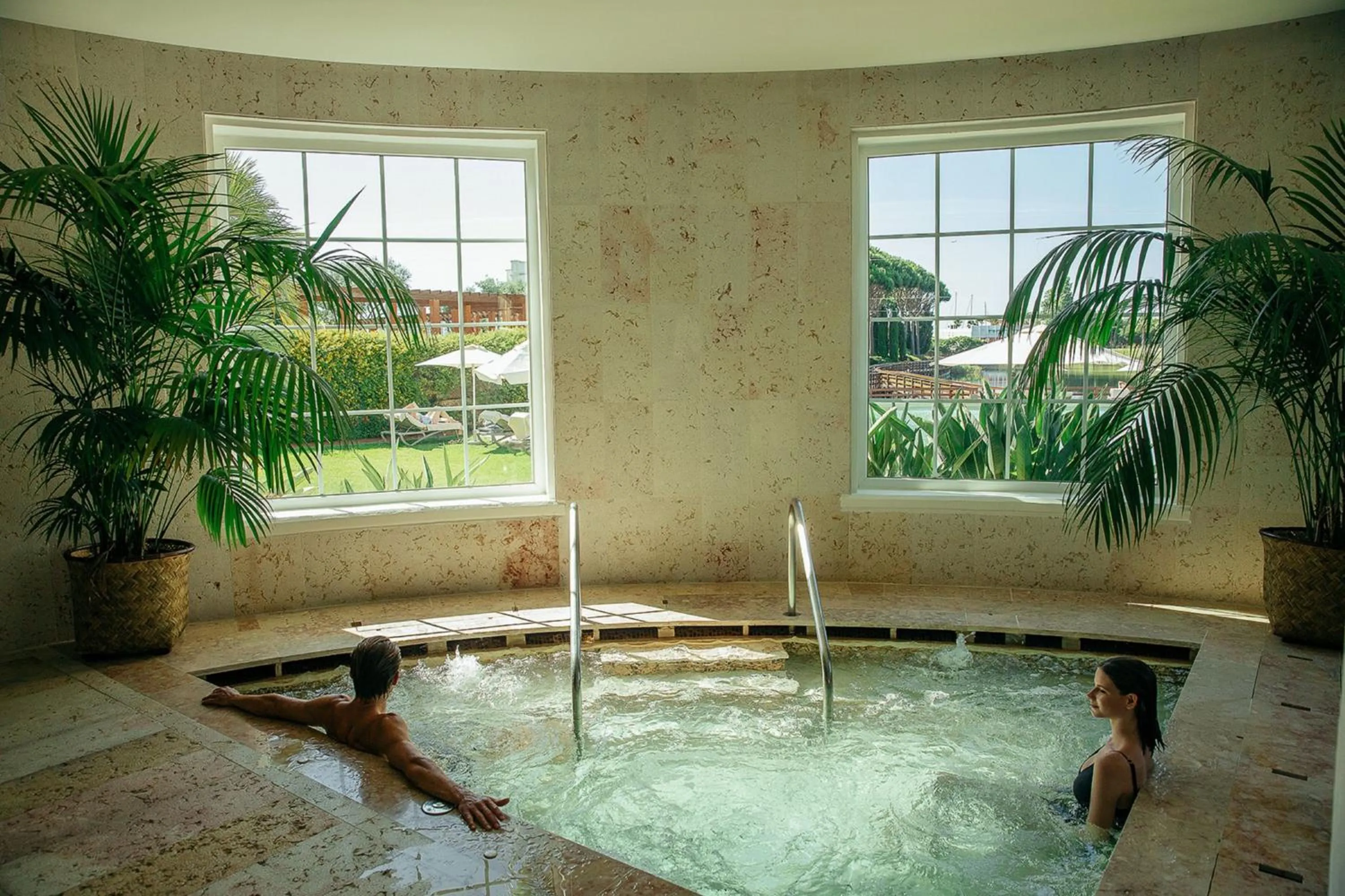 Swimming pool in Domes Lake Algarve, Autograph Collection