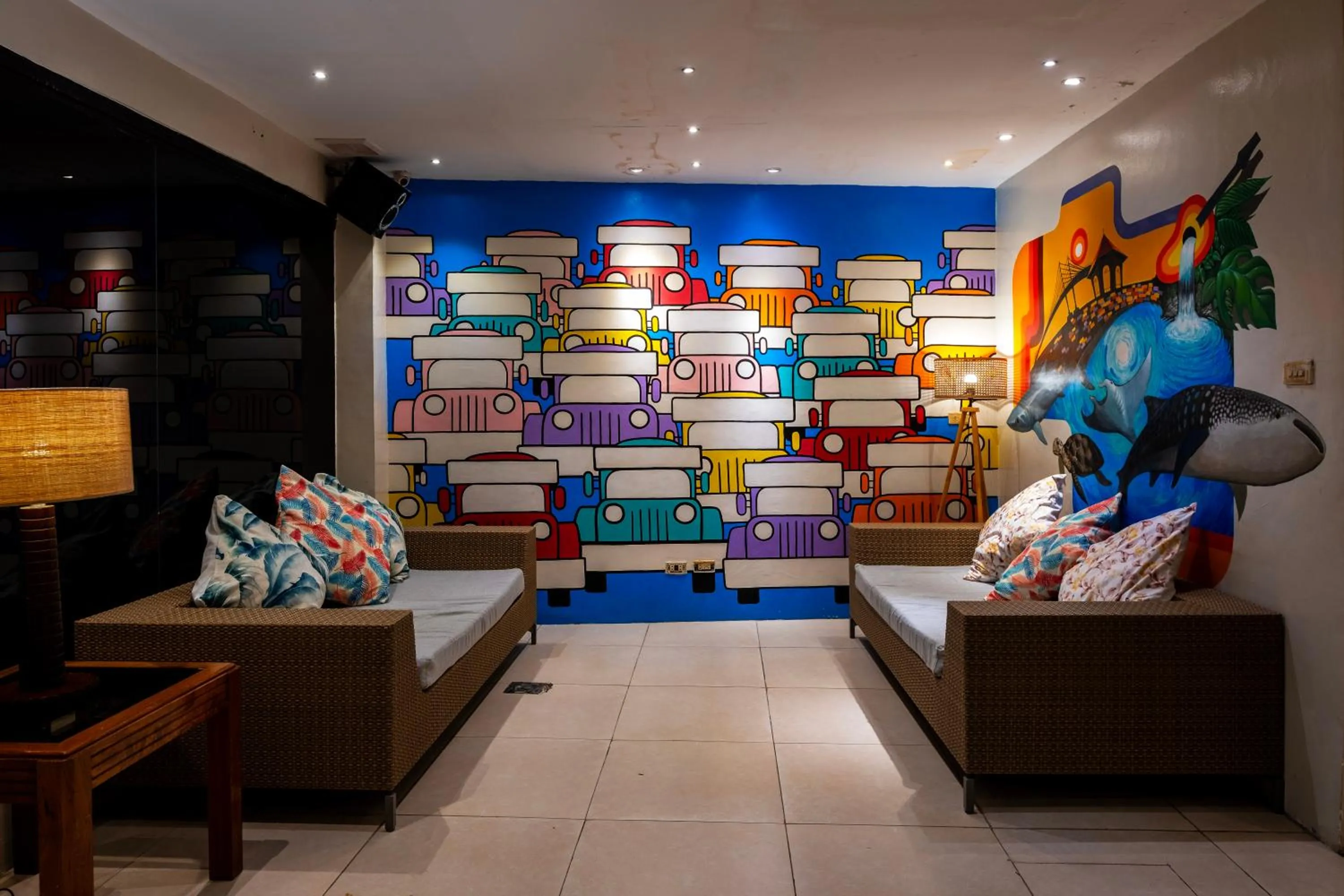 Lobby or reception in Palazzo Pensionne