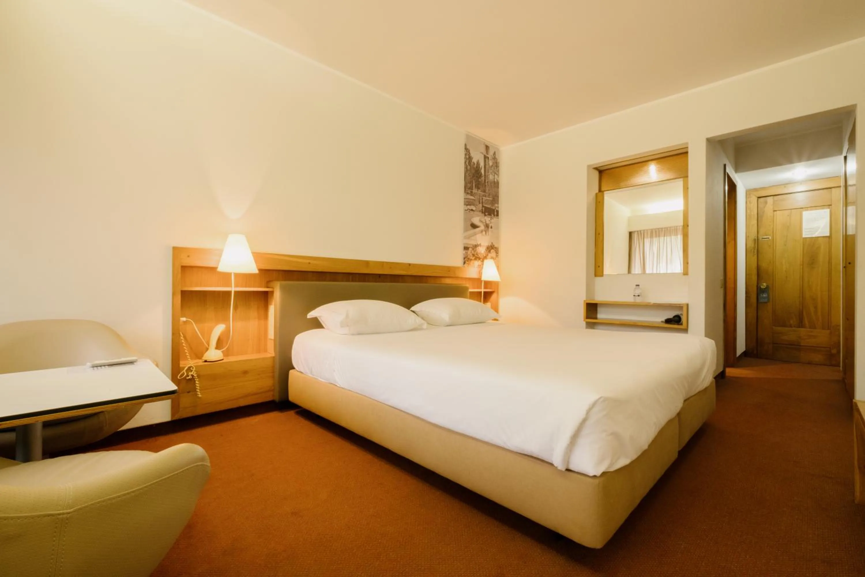 Bed in Parque do Rio Ofir Hotel