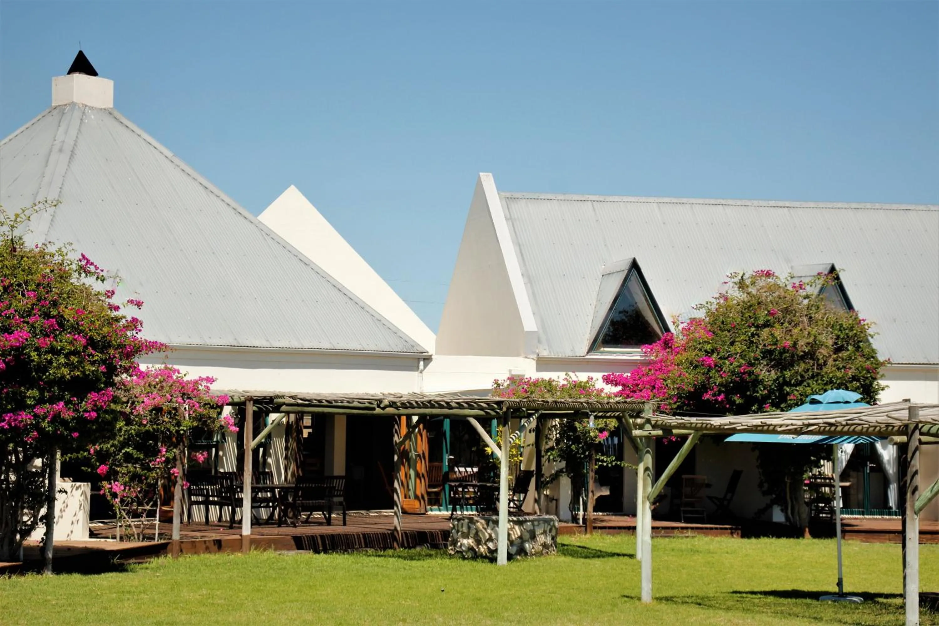 Garden view in Tortoise Trail Lodge