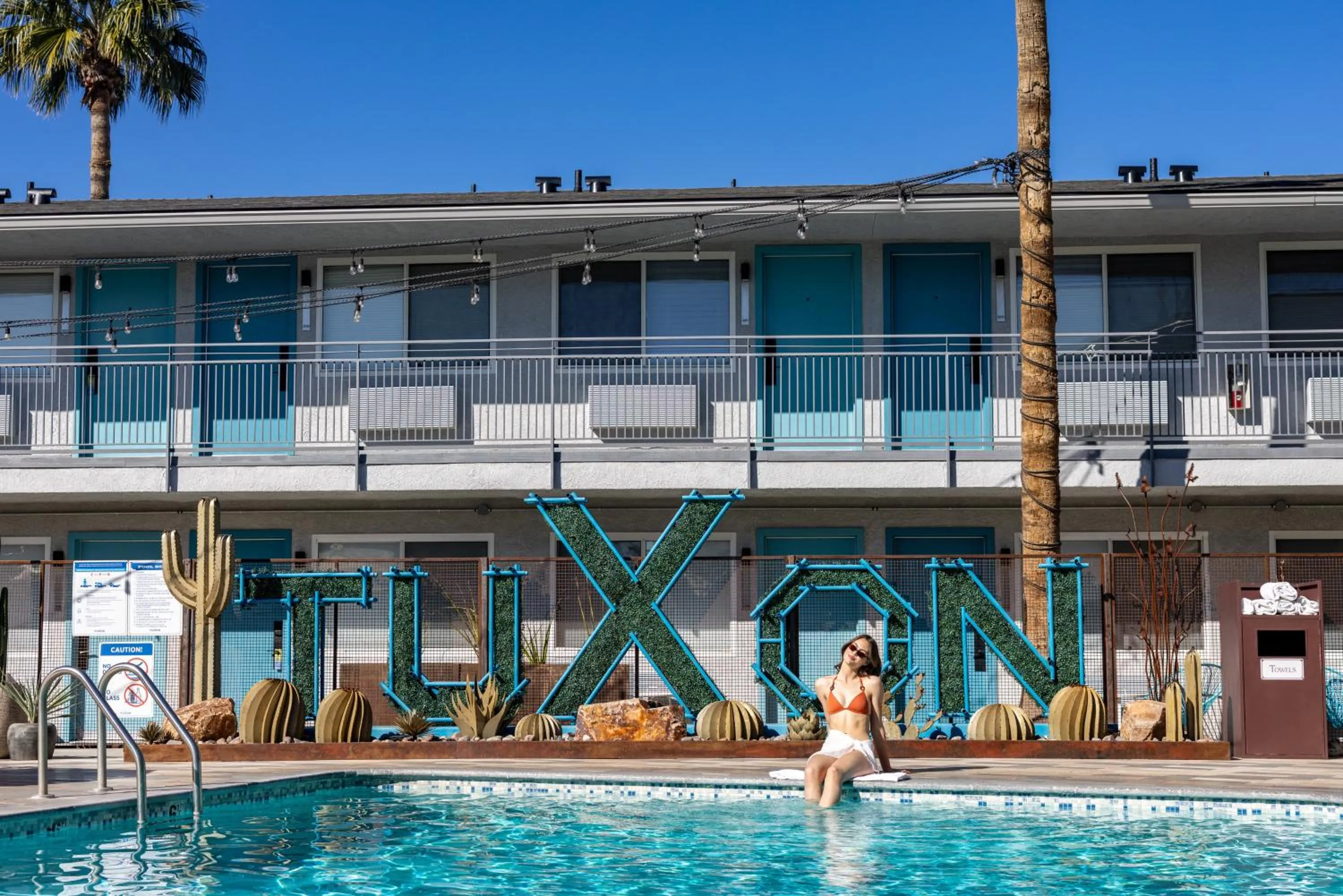 Swimming pool in voco The Tuxon by IHG