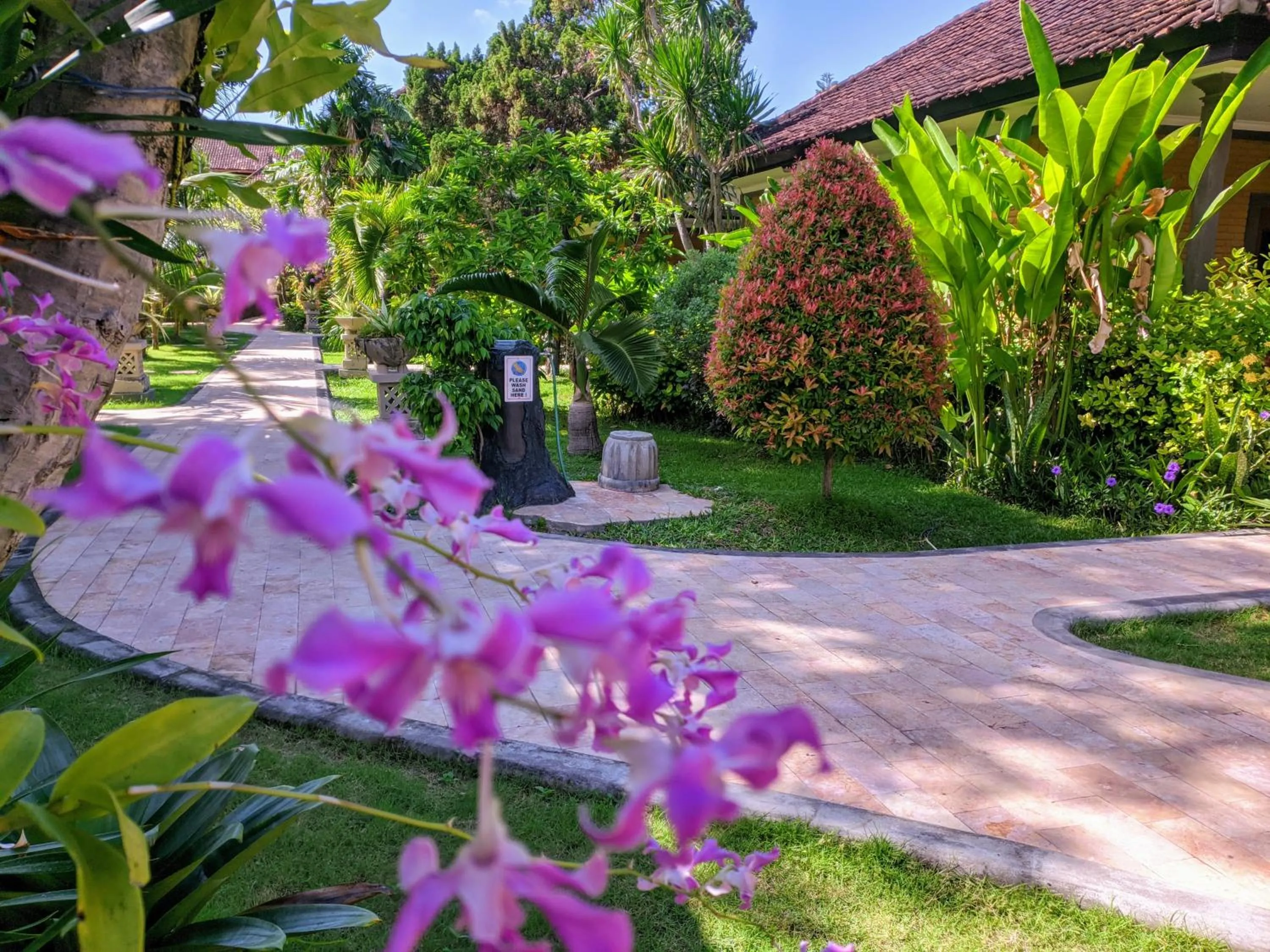 Garden in Satriya Cottages