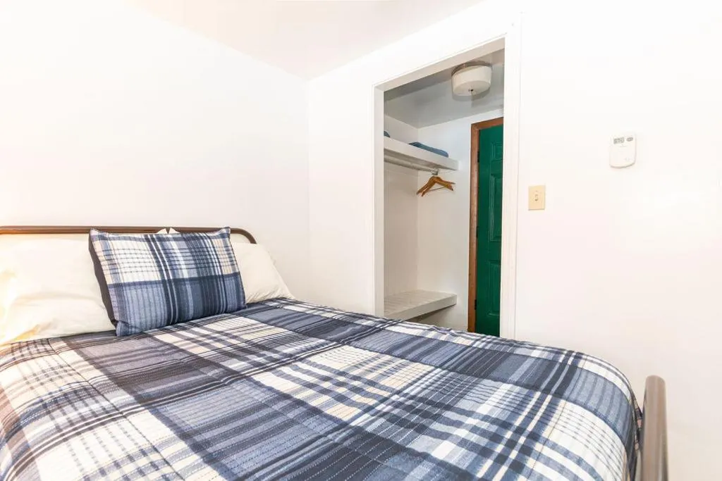 Bed in West Bethel Motel