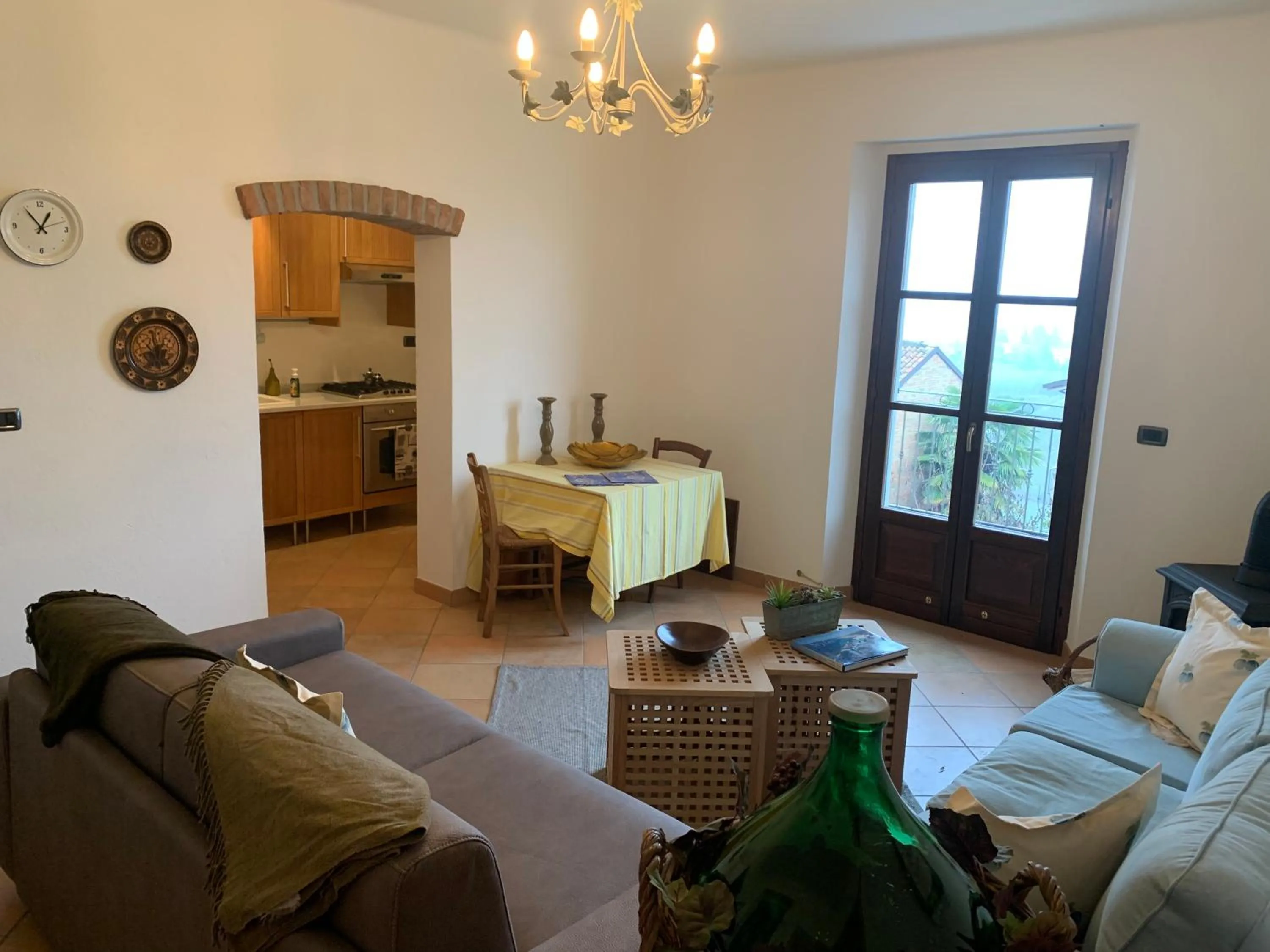 Kitchen or kitchenette in Viaggio della Vita B&B