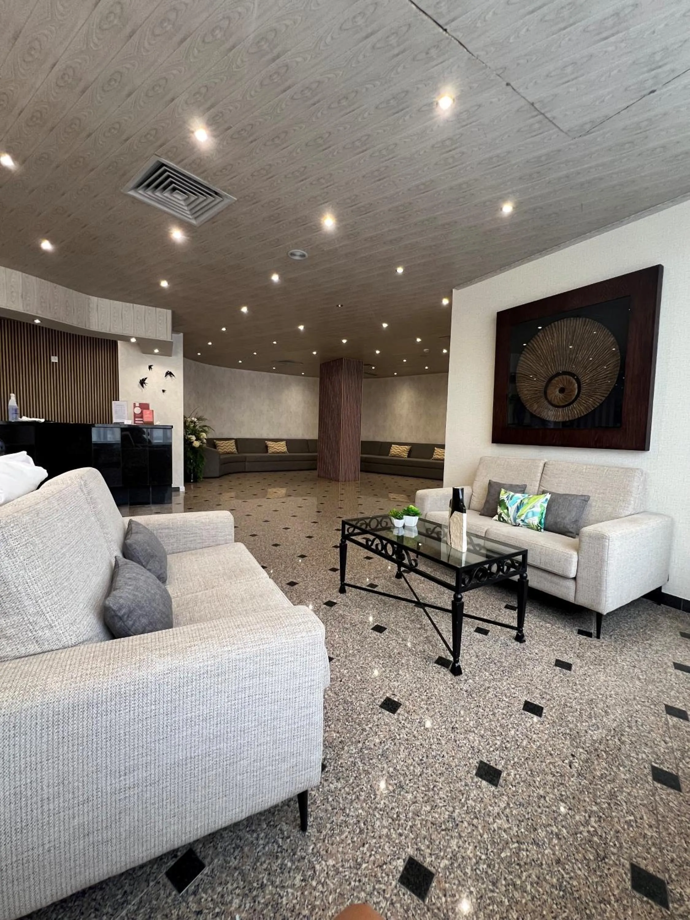 Lobby or reception in Hotel Cristal Caldas