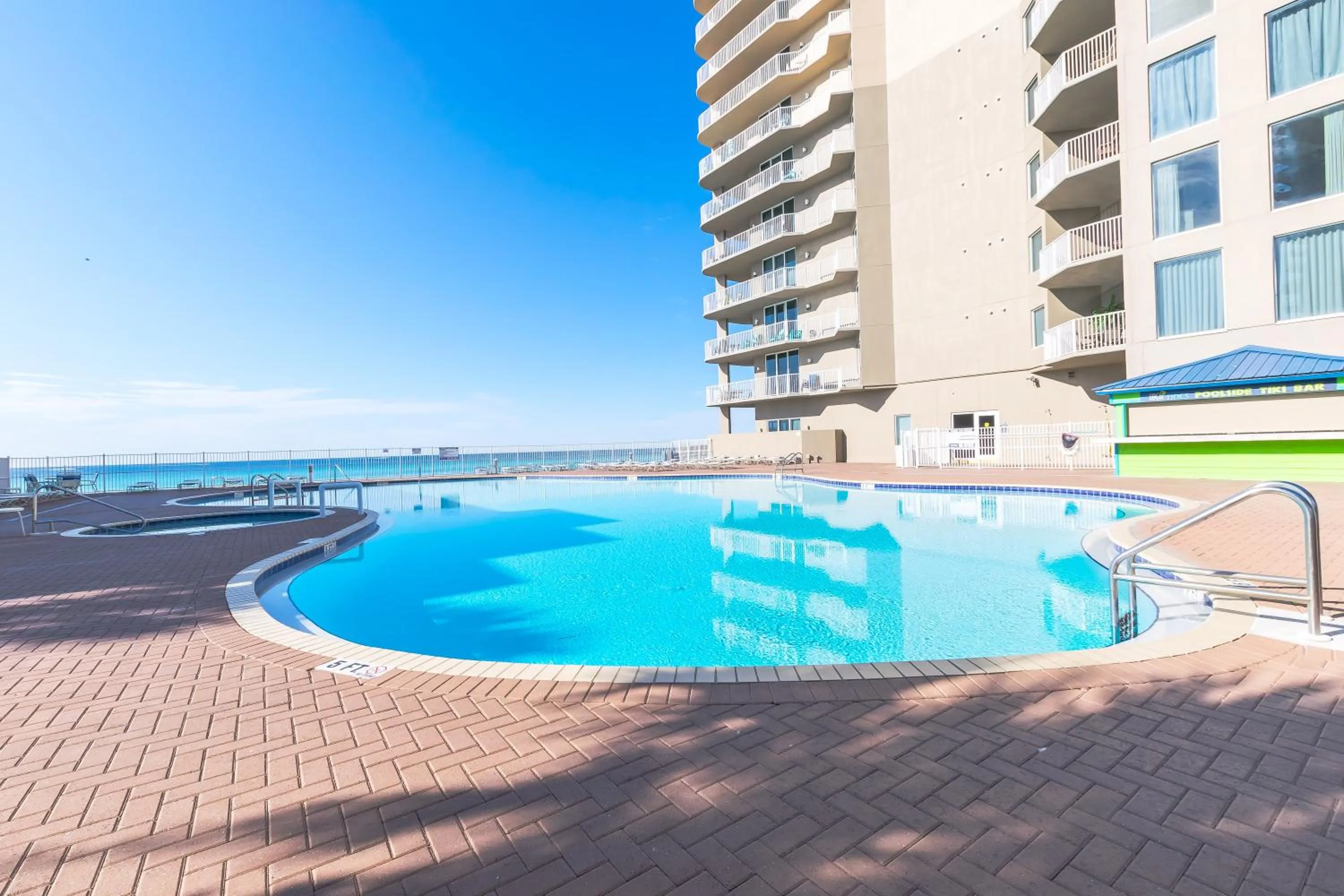 Swimming pool in Tidewater Beach Resort 1818 By Aneliya