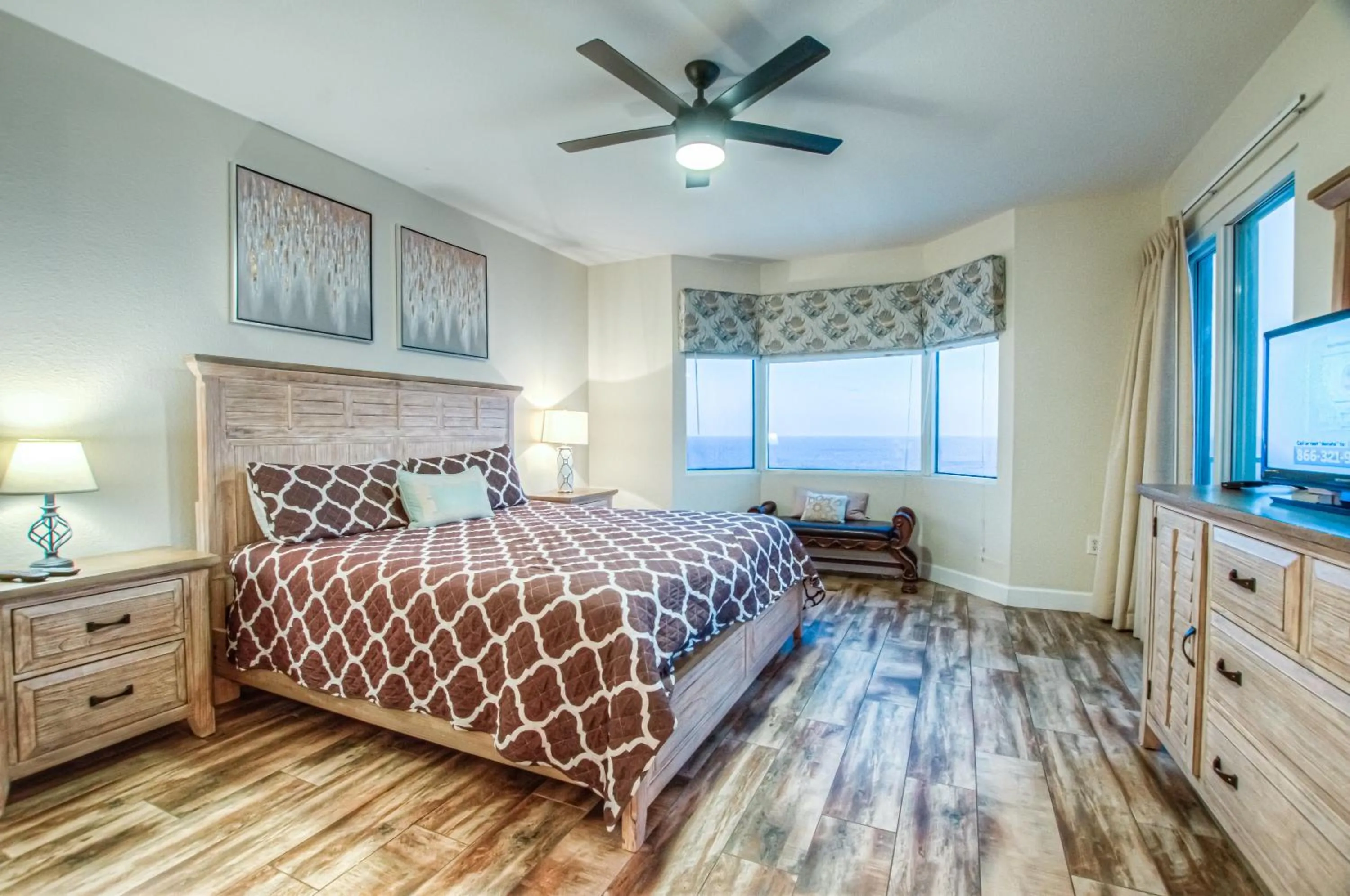 Bed in Tidewater Beach Resort 2302 By Aneliya