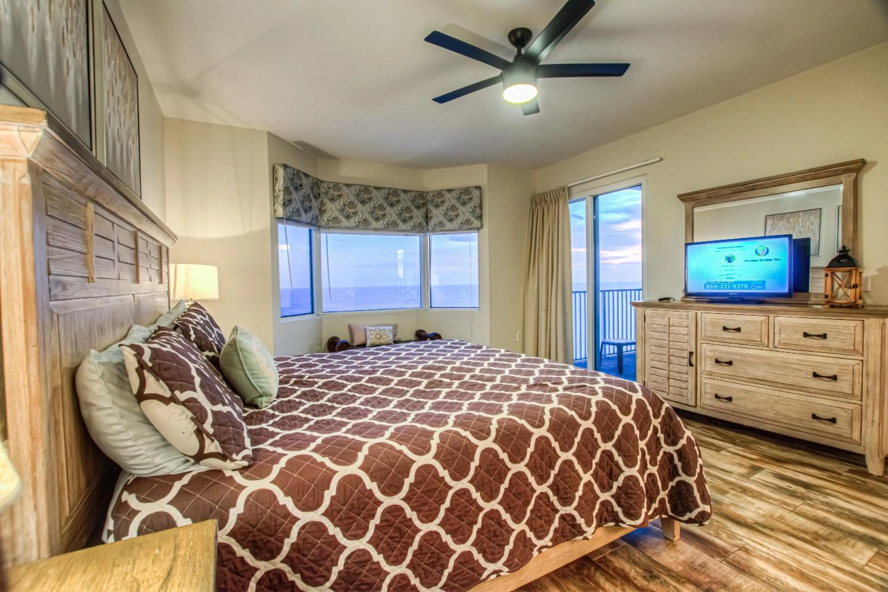 Bed in Tidewater Beach Resort 2302 By Aneliya