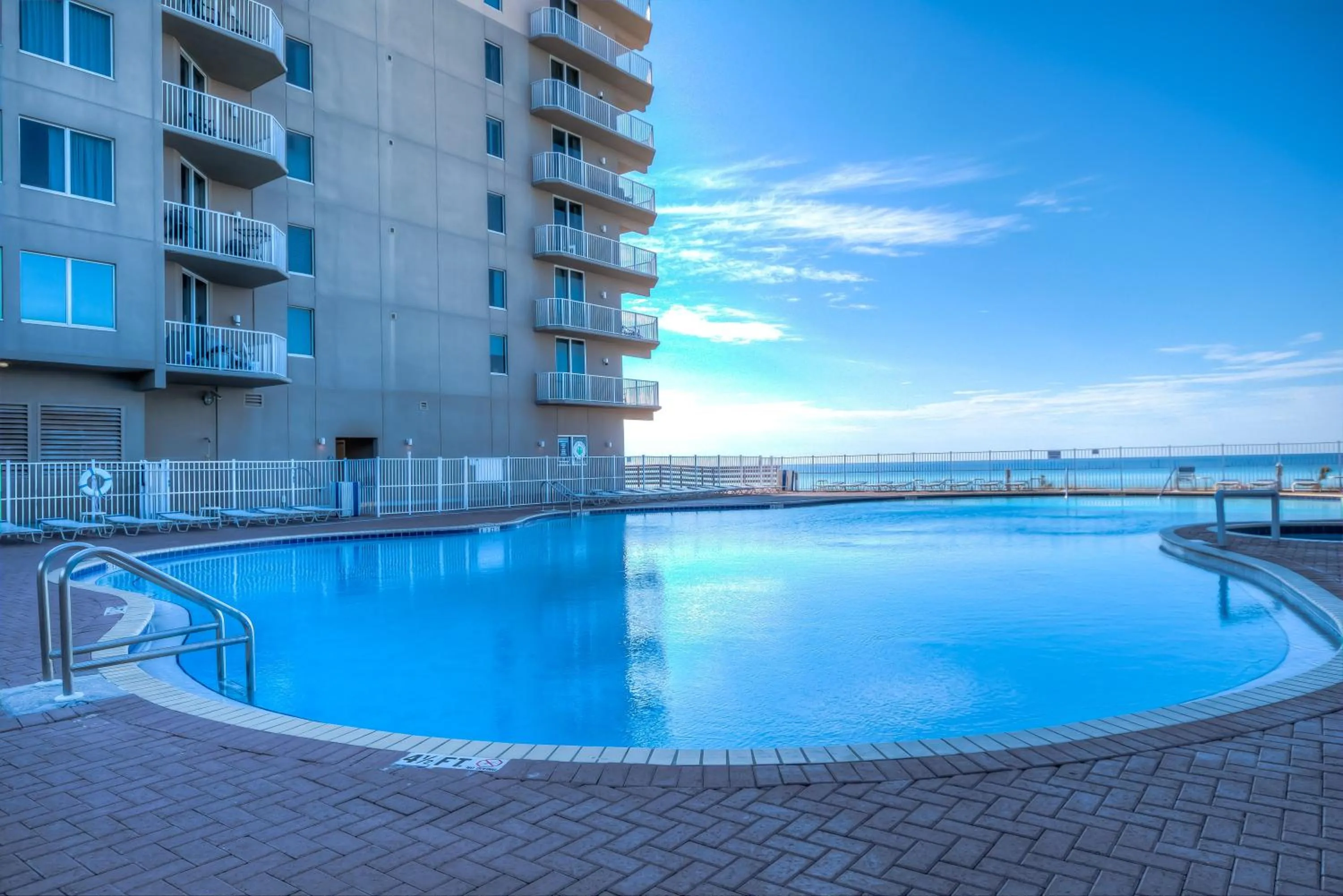 Swimming pool in Tidewater Beach Resort 2302 By Aneliya