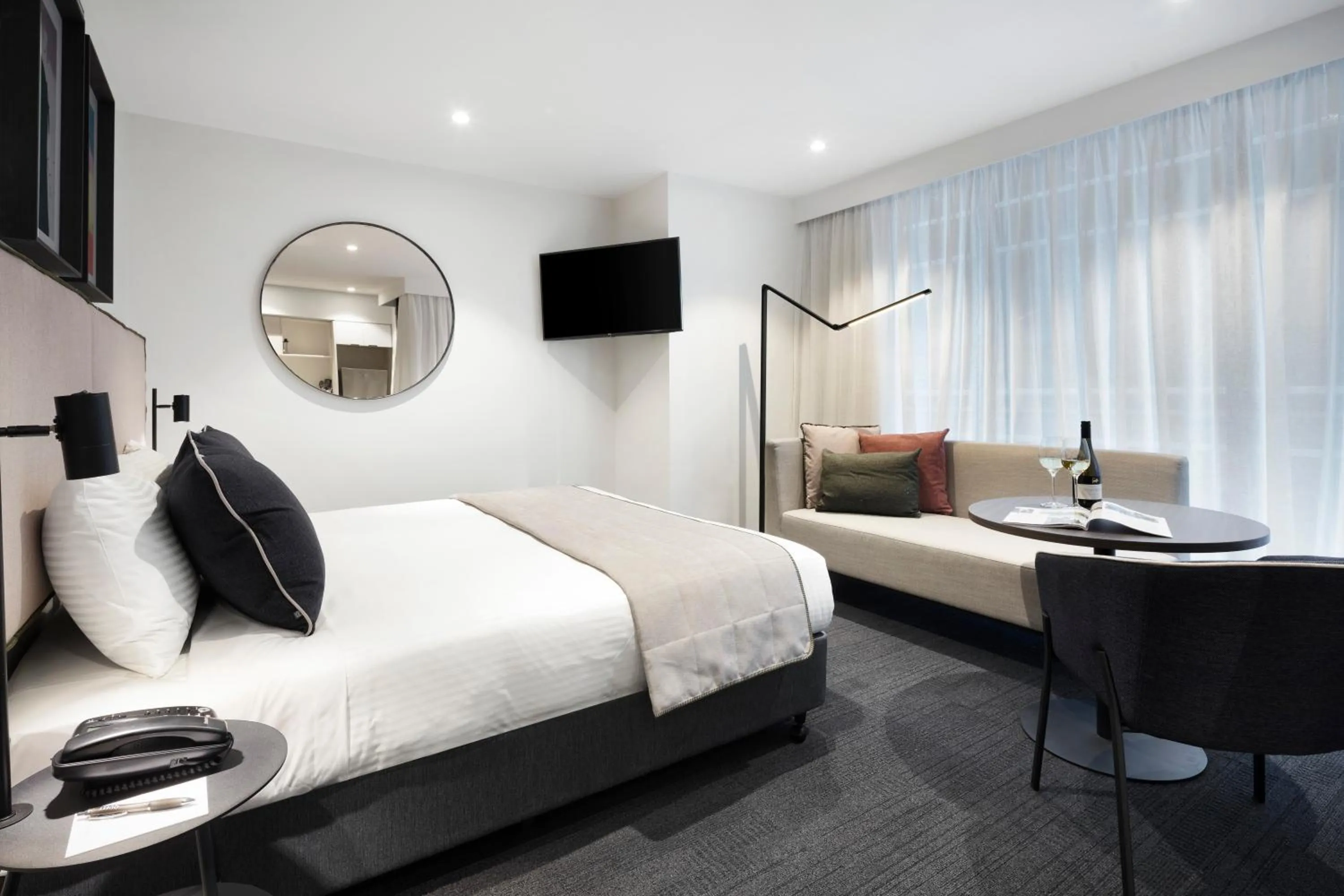 Facility for disabled guests, Bed in Quest St Kilda Road