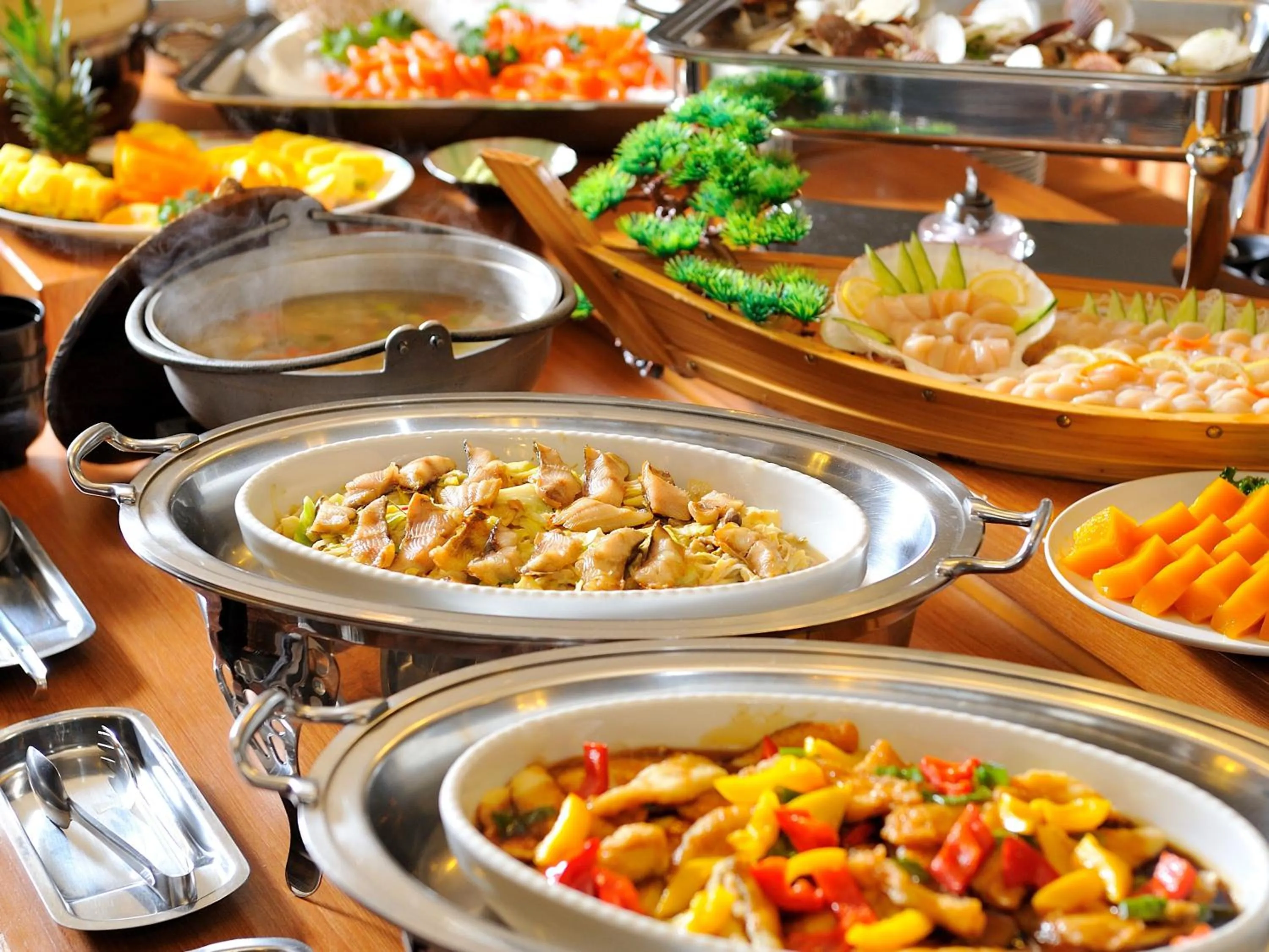 Breakfast in Hotel Route-Inn Ichinomiya Ekimae