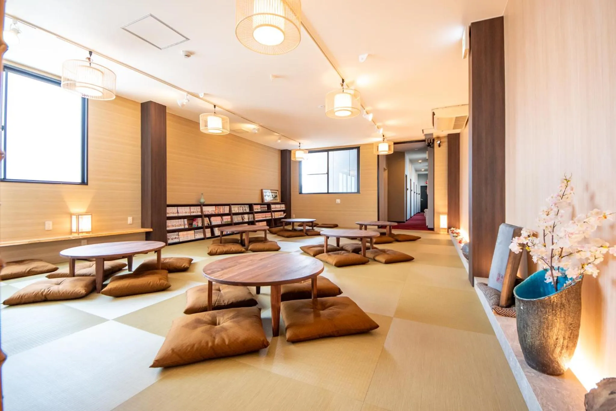 Communal lounge/ TV room in Hotel Base Nara