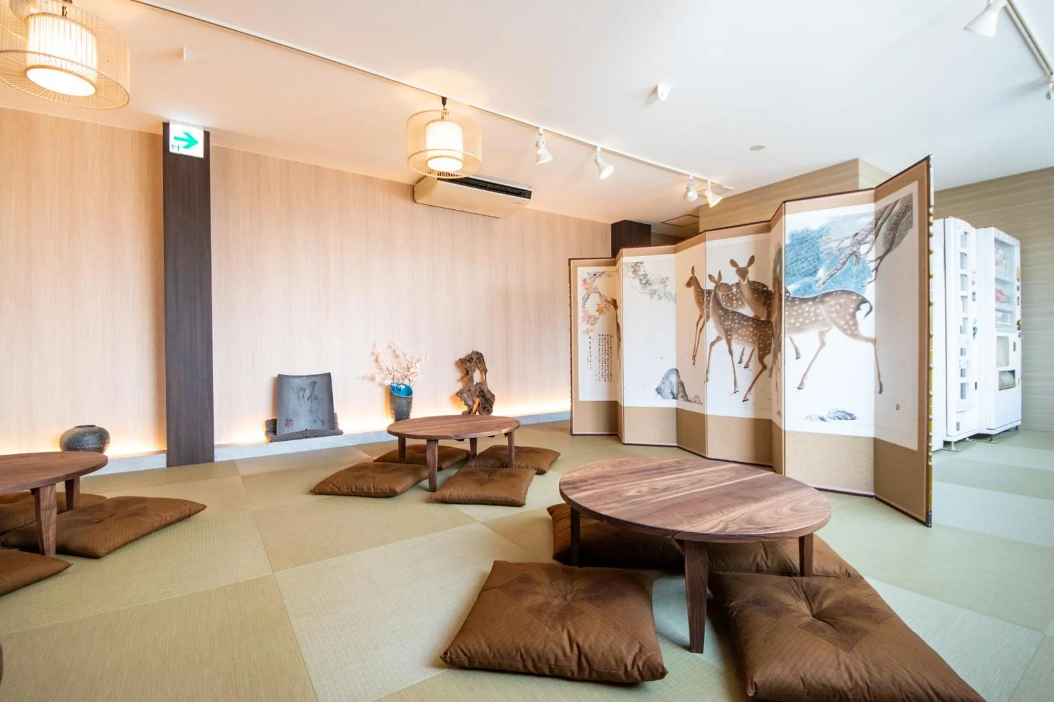 Communal lounge/ TV room in Hotel Base Nara