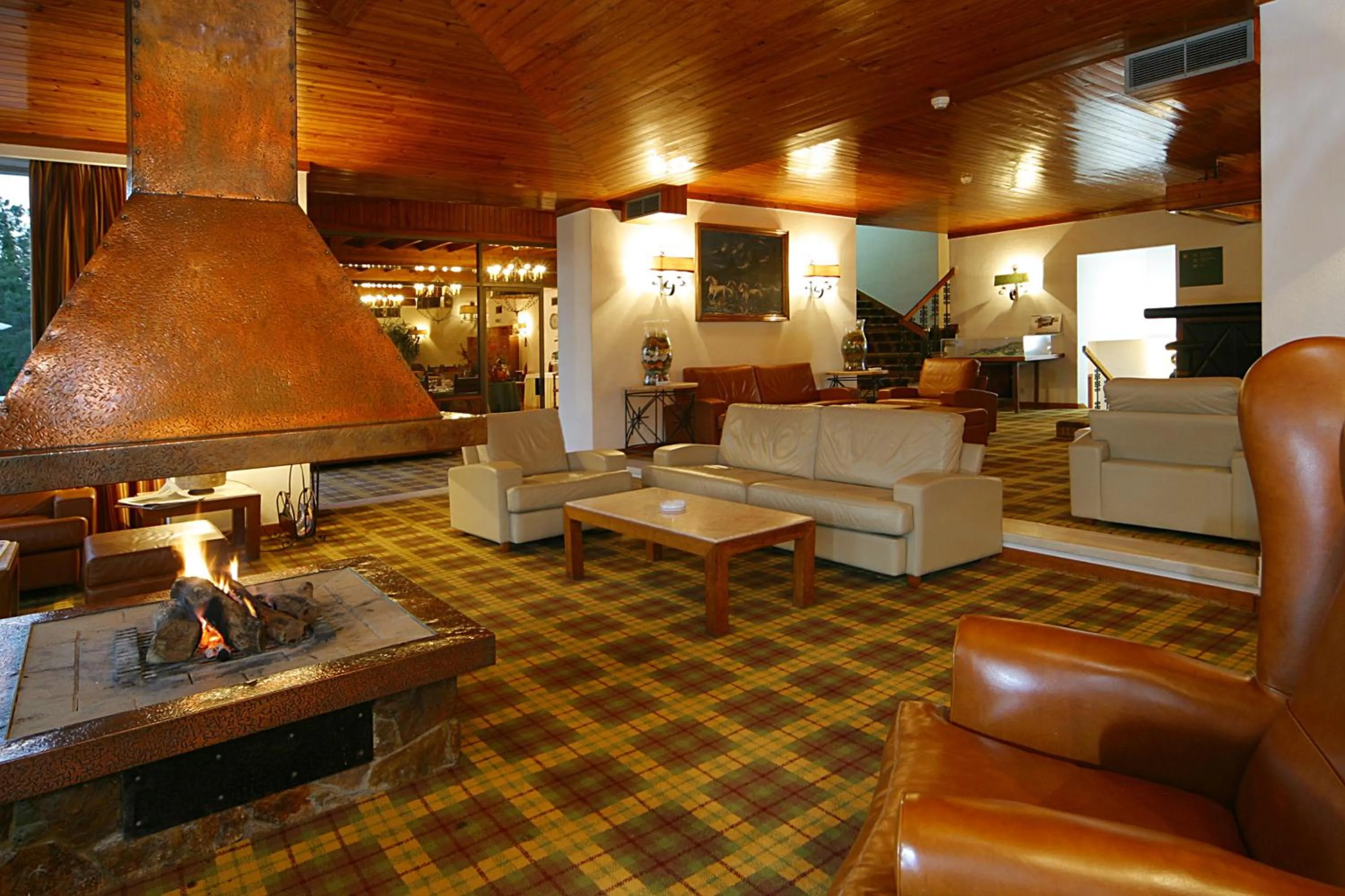 Communal lounge/ TV room in Lago Azul Eco Hotel