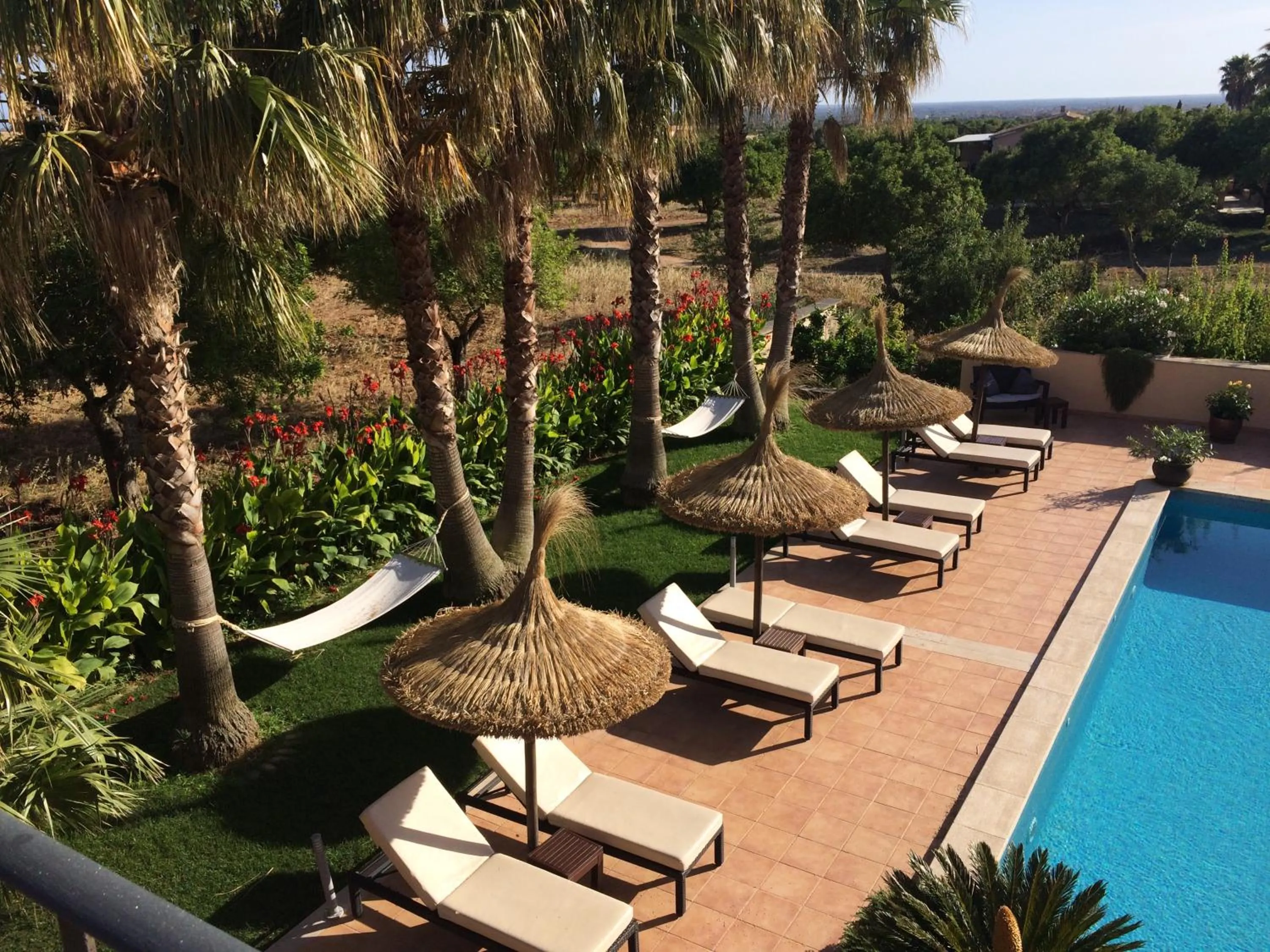 Pool view, Swimming Pool in Villa Sampoli - Agroturismo Son Sampoli - Adults only