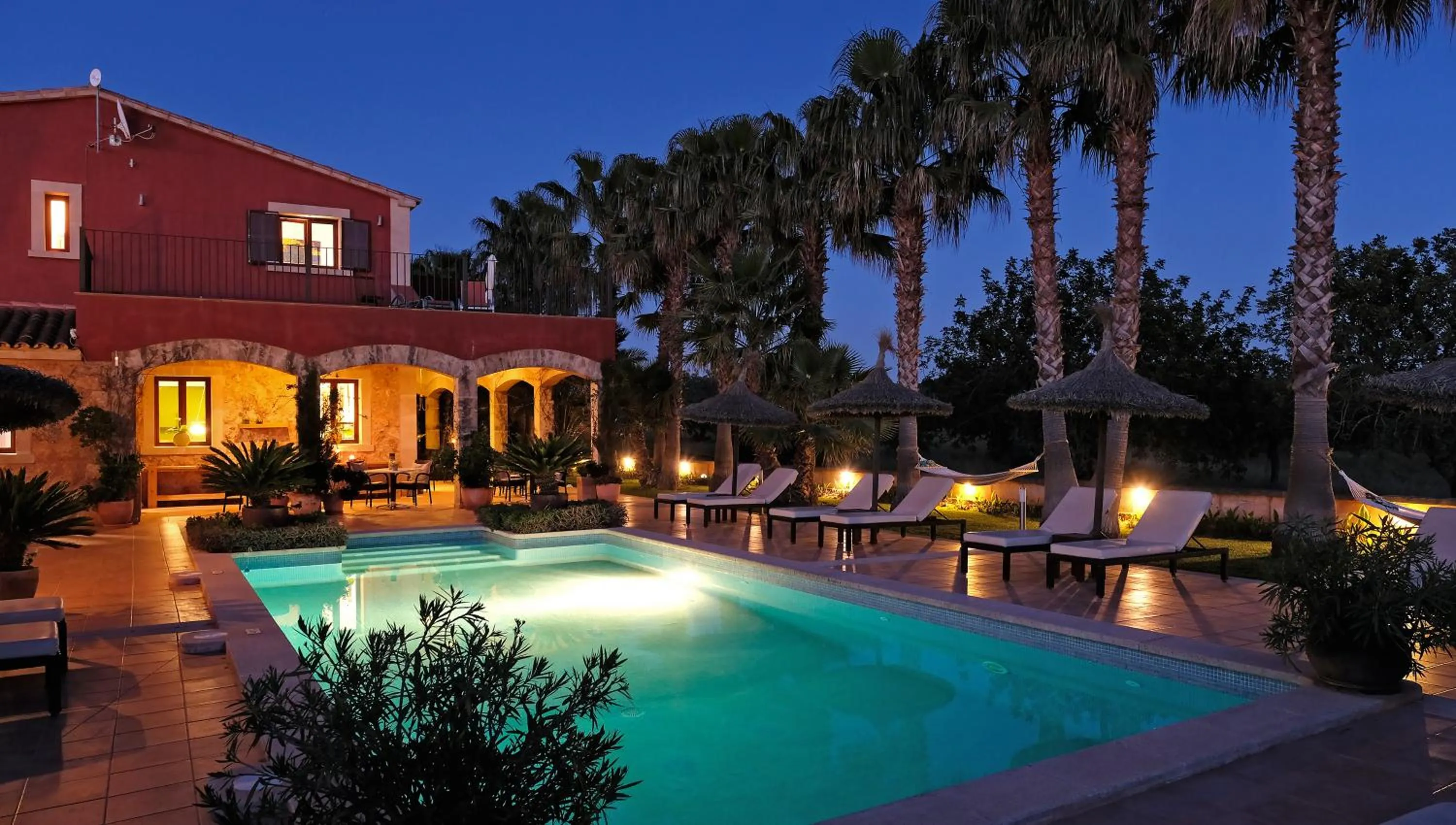 Night, Property Building in Villa Sampoli - Agroturismo Son Sampoli - Adults only