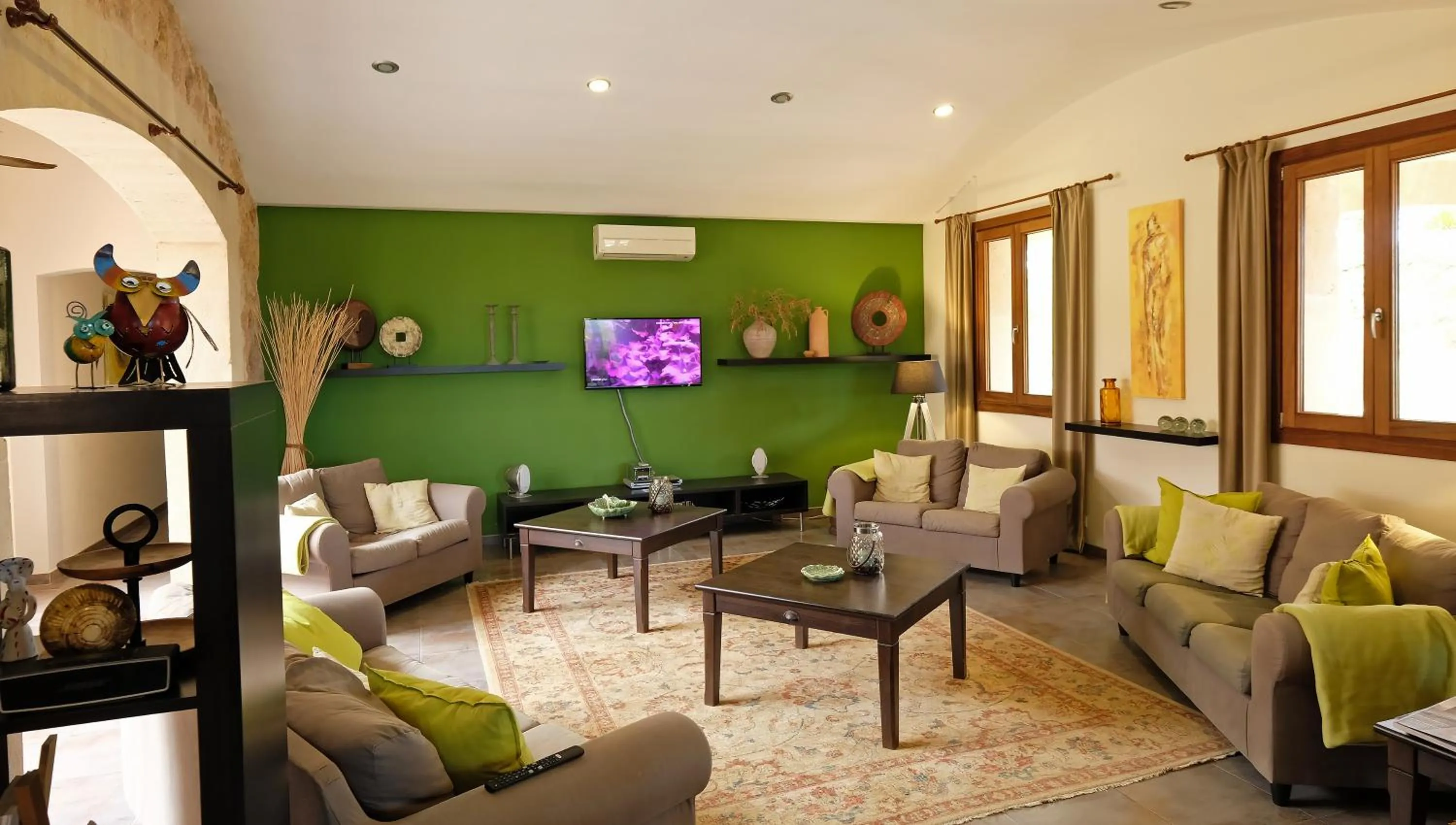 Communal lounge/ TV room, Seating Area in Villa Sampoli - Agroturismo Son Sampoli - Adults only
