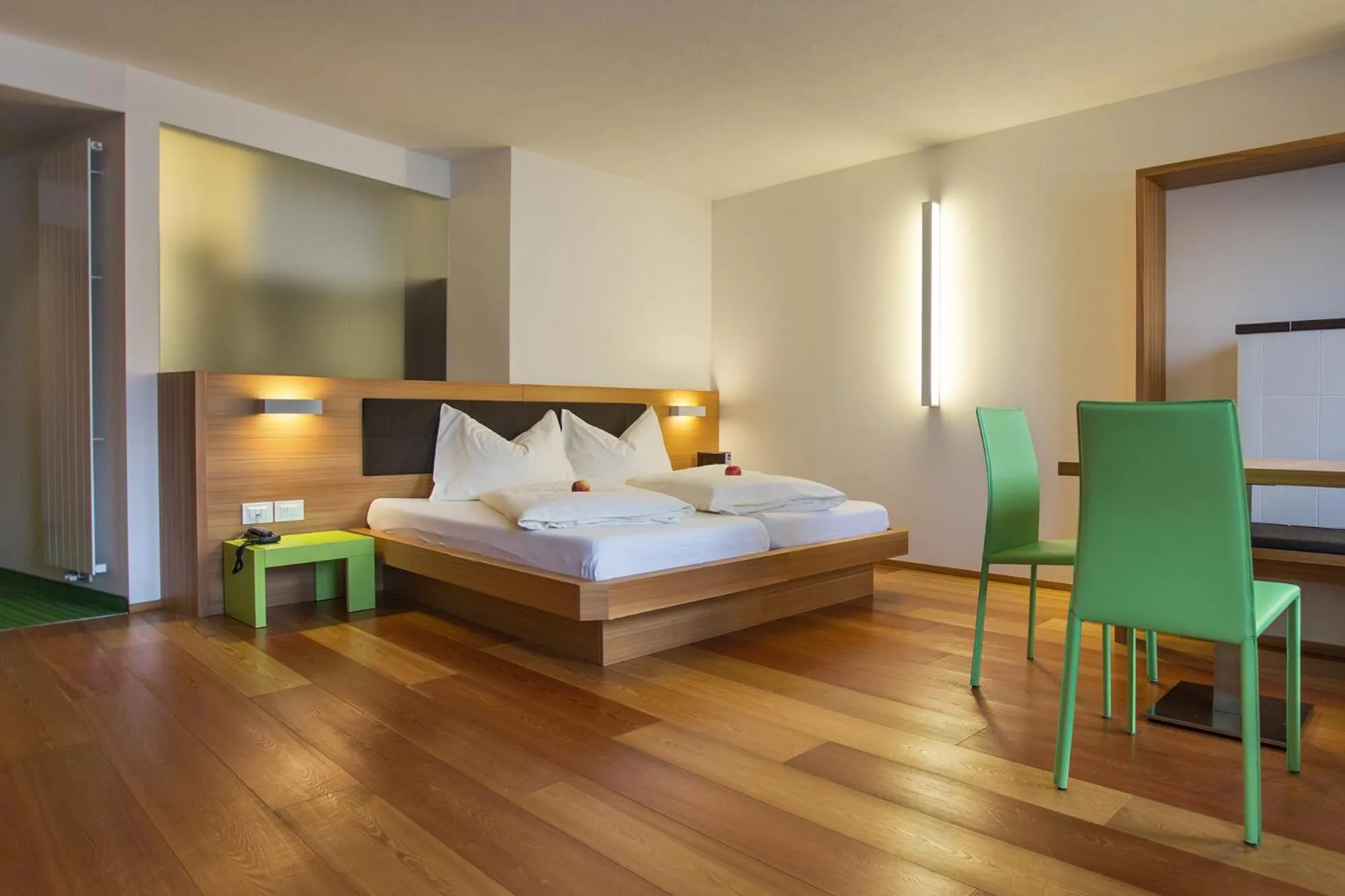 Bed in Hotel Al Cervo