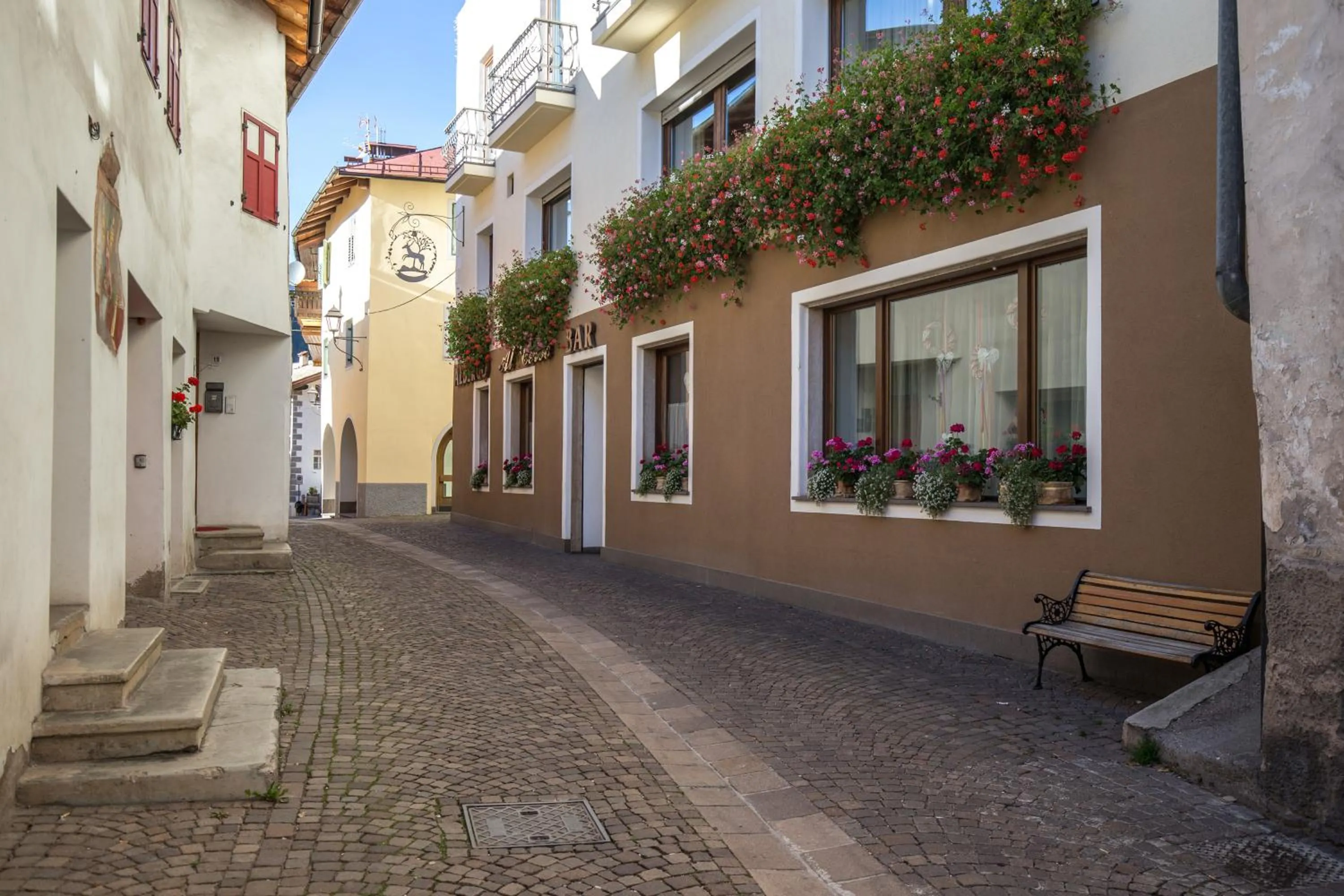 Facade/entrance in Hotel Al Cervo