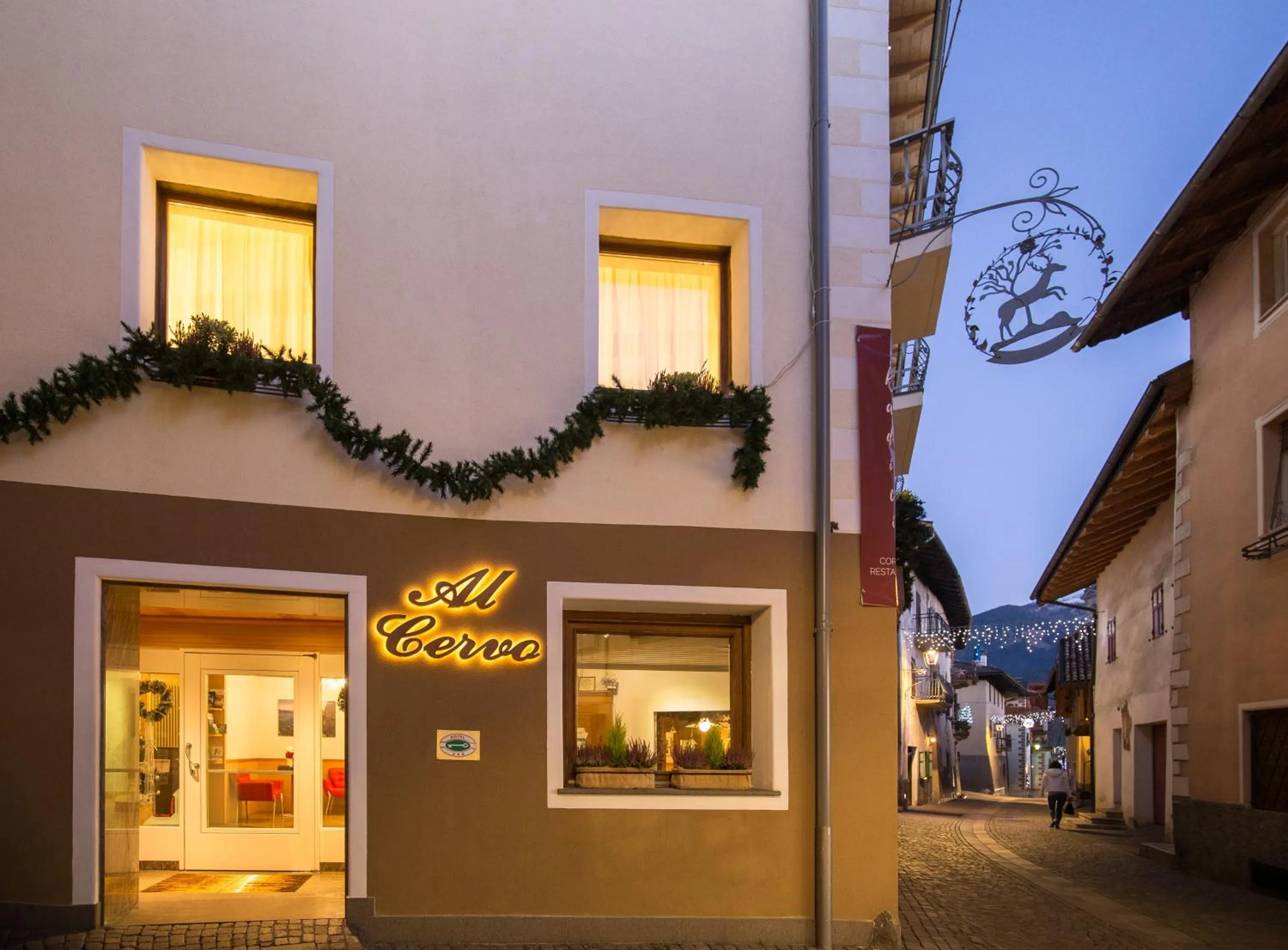 Facade/entrance in Hotel Al Cervo