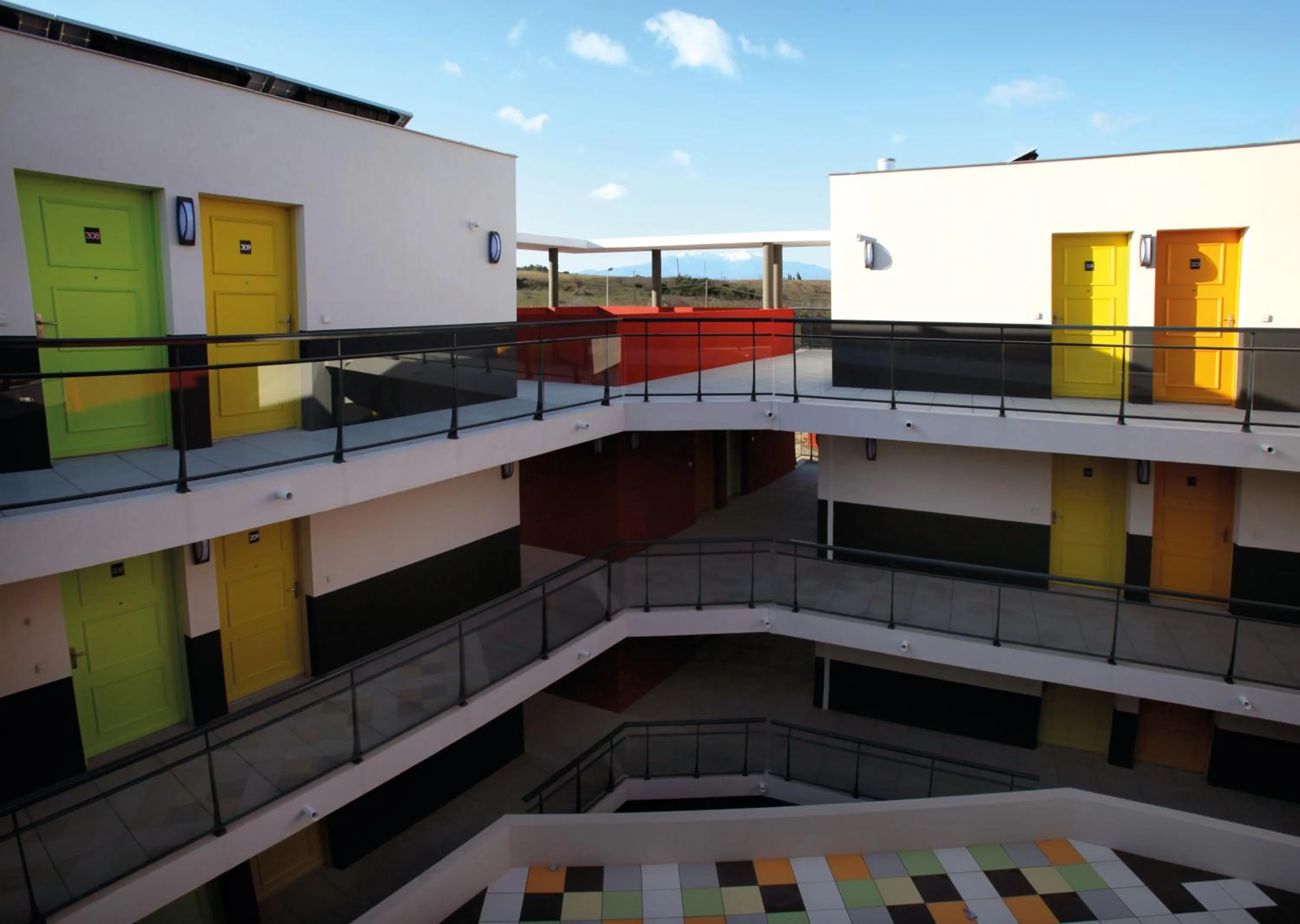 Bird's eye view in Résidence Les Portes d'Espagne