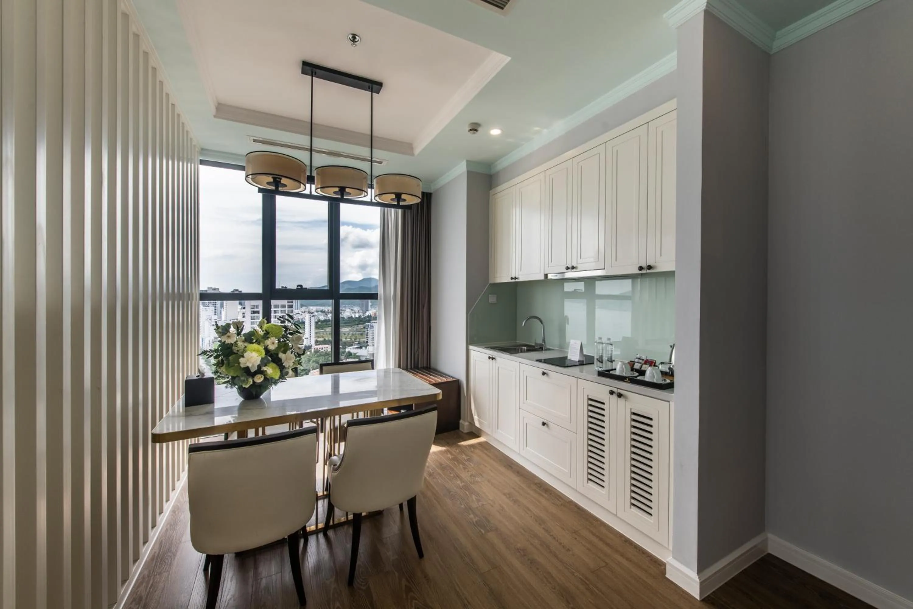 kitchen in Vinpearl Beachfront Nha Trang