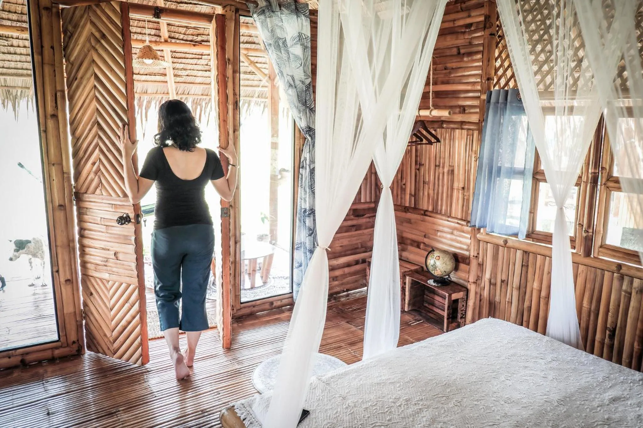 Bed in Tongo Hill Cottages