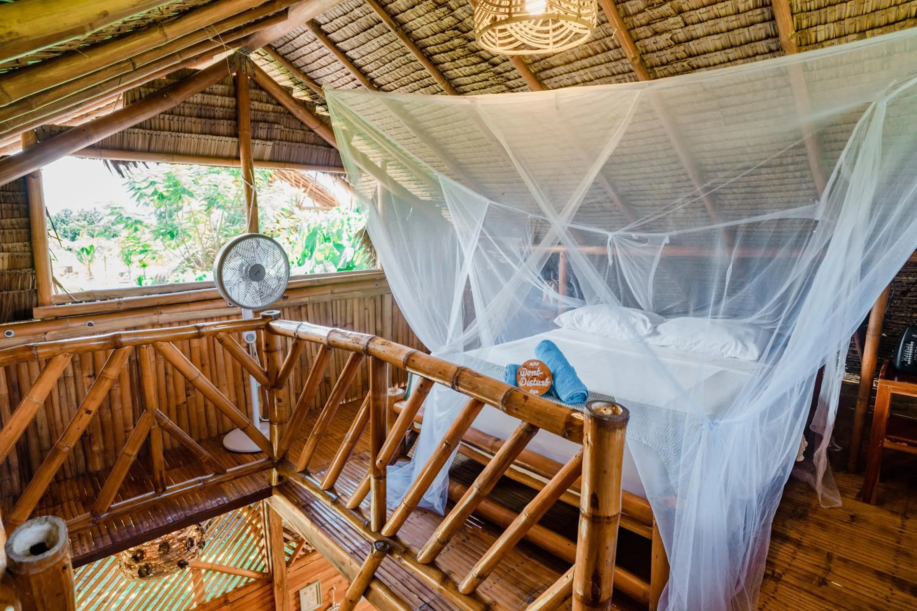 Bed in Tongo Hill Cottages