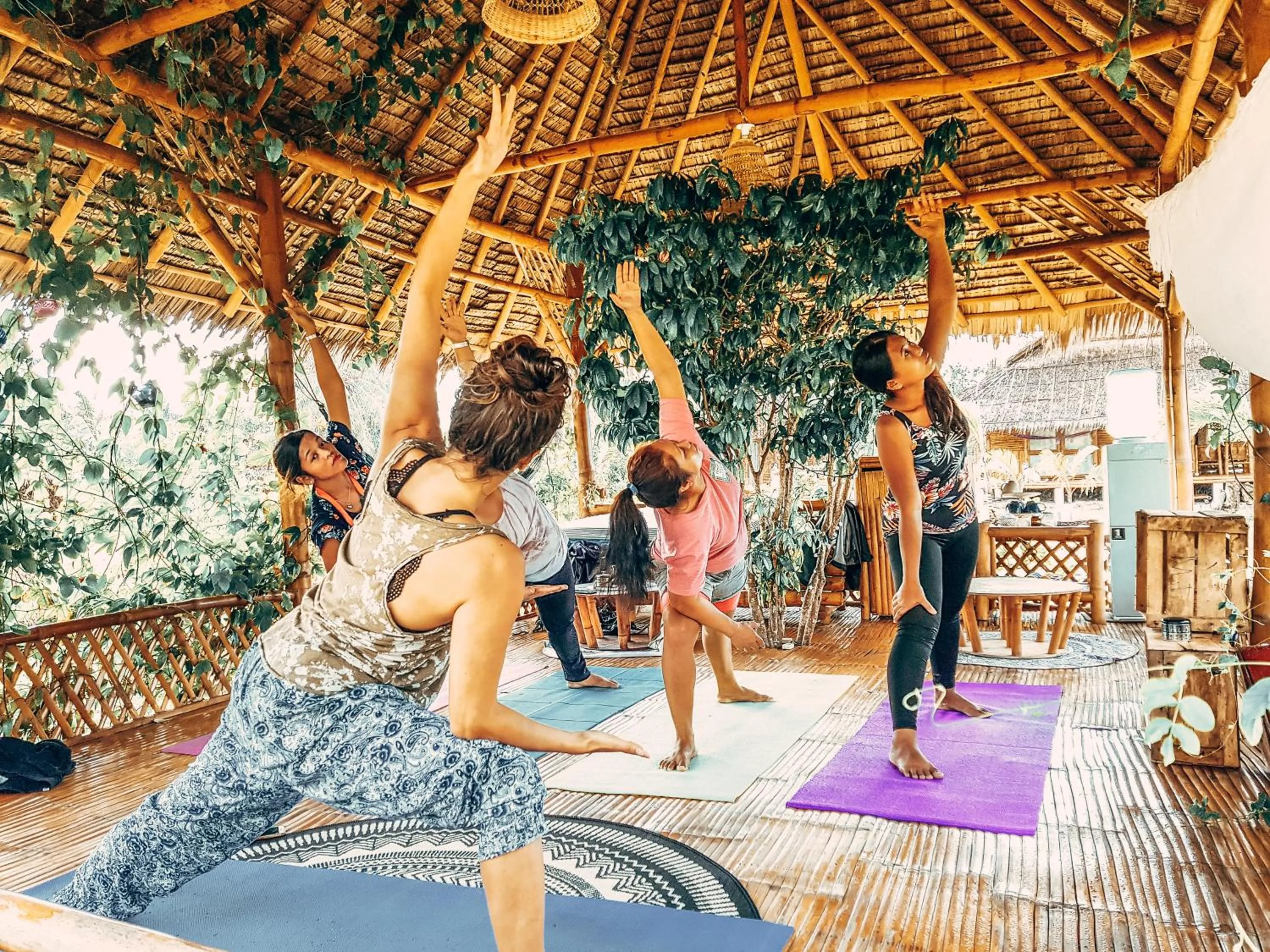 Patio in Tongo Hill Cottages