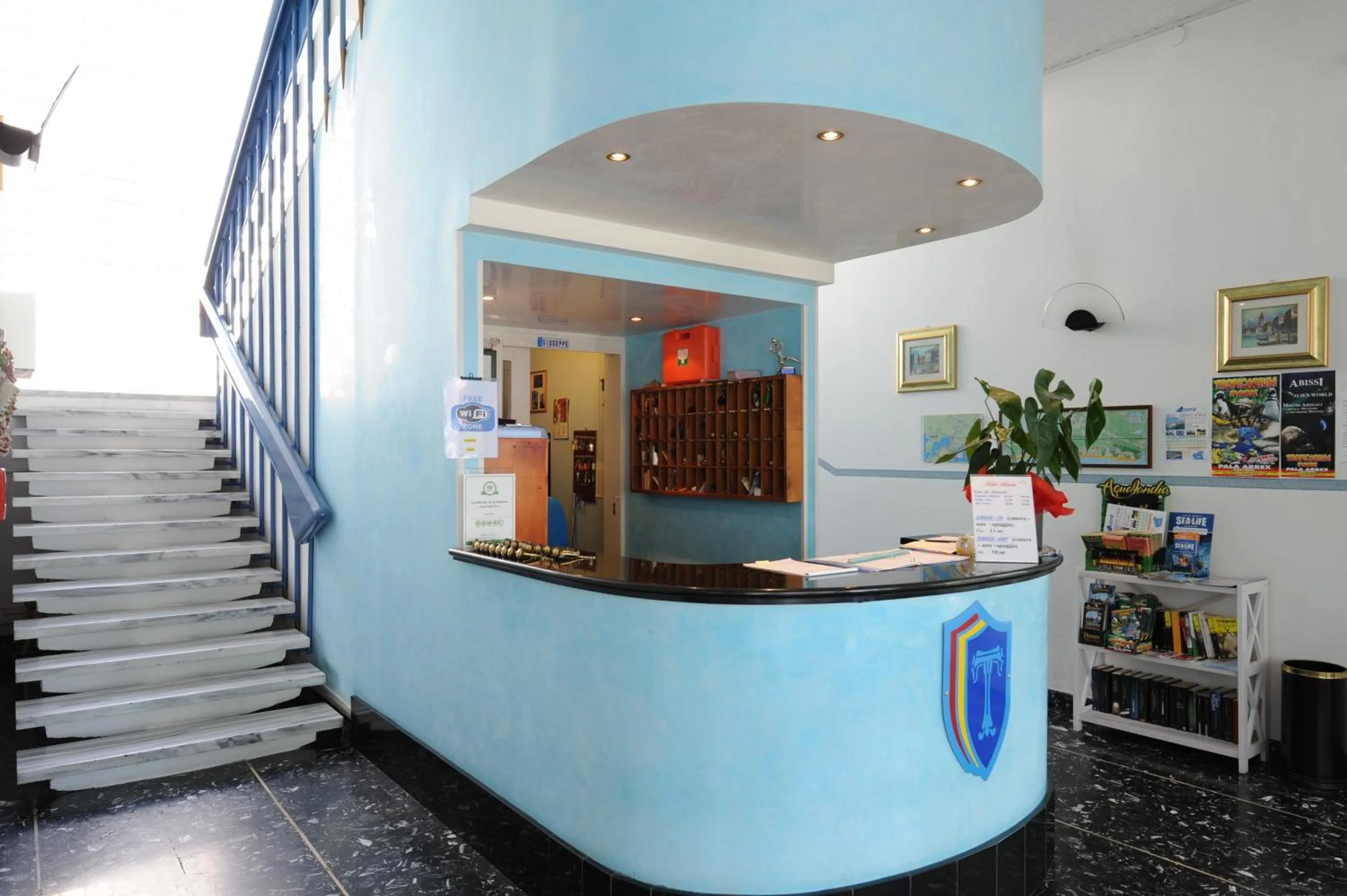 Lobby or reception in Hotel Savoia