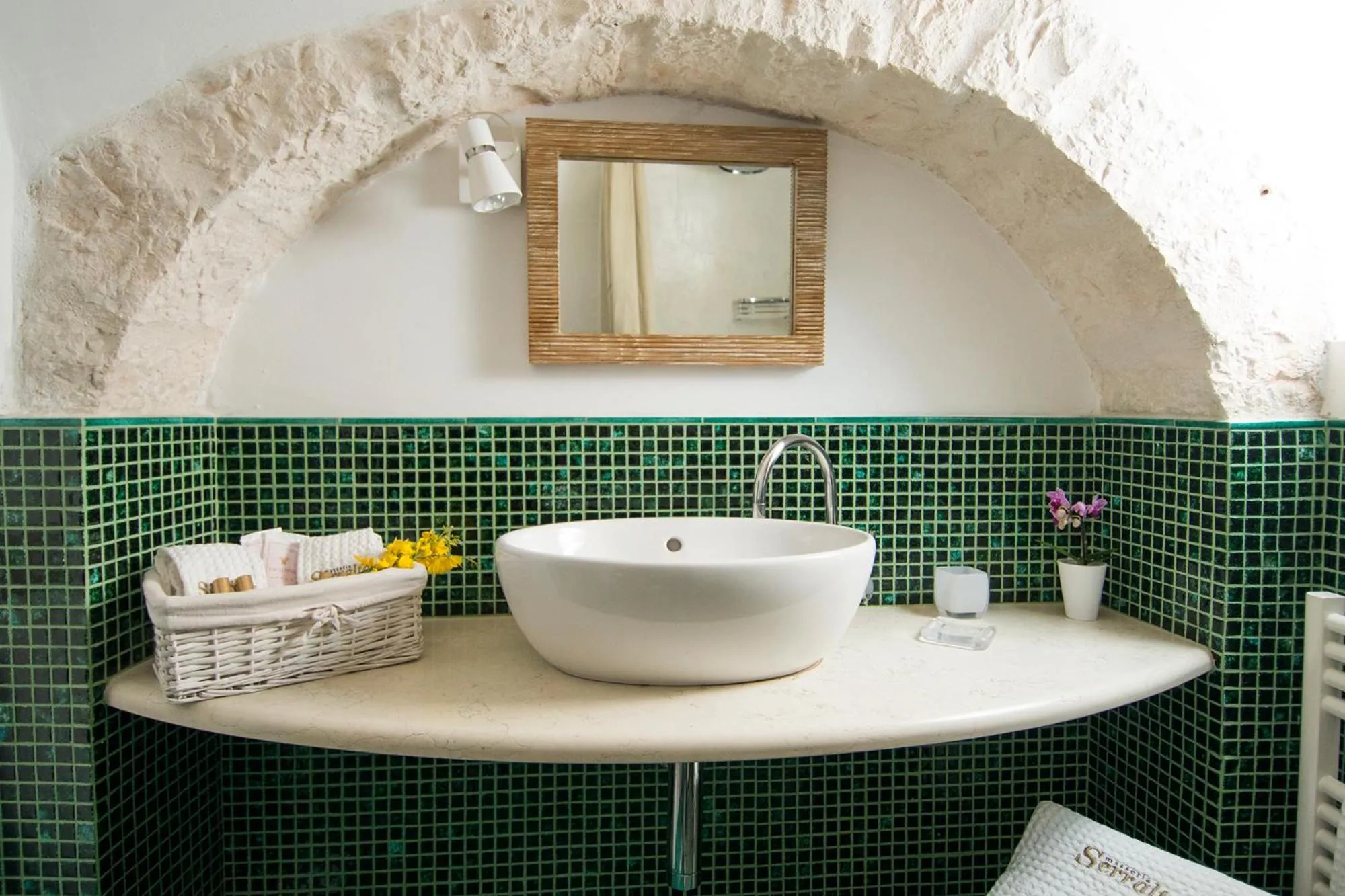 Bathroom in Masseria Serralta