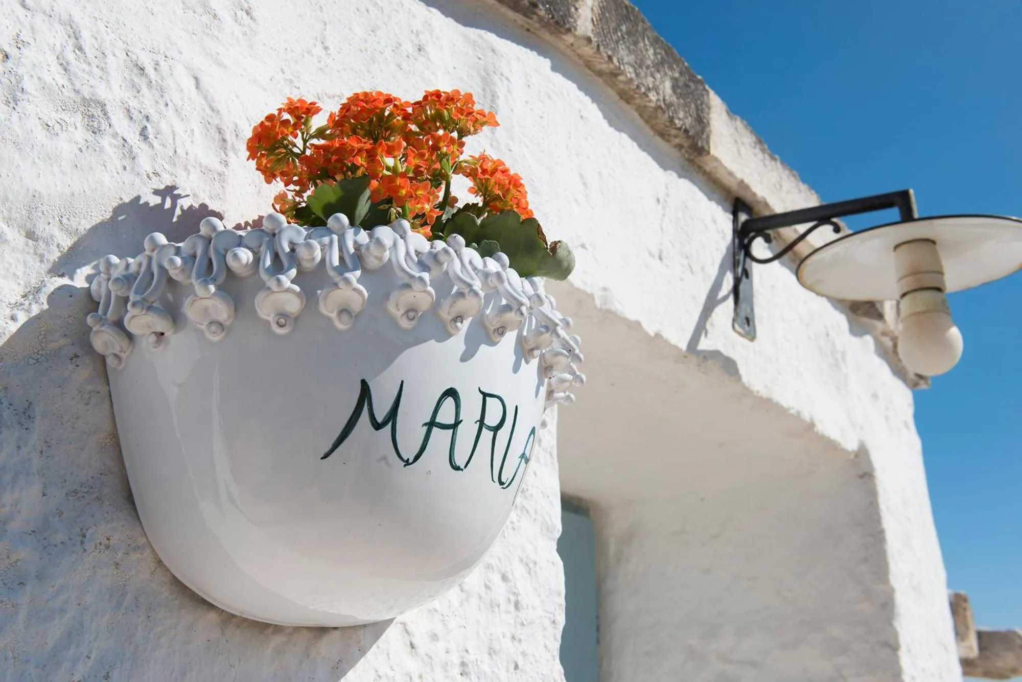 Decorative detail in Masseria Serralta