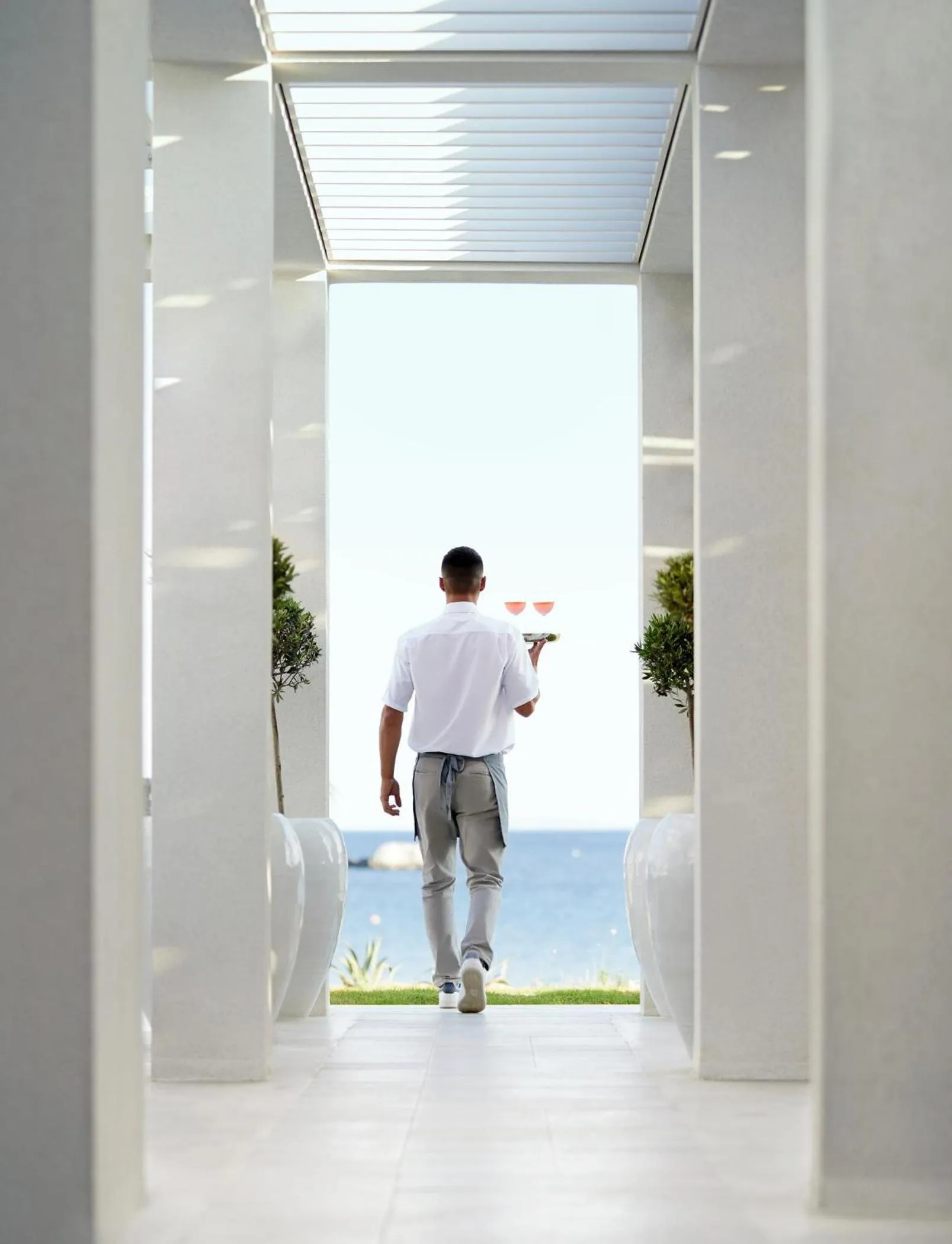 Lounge or bar in Ikos Aria