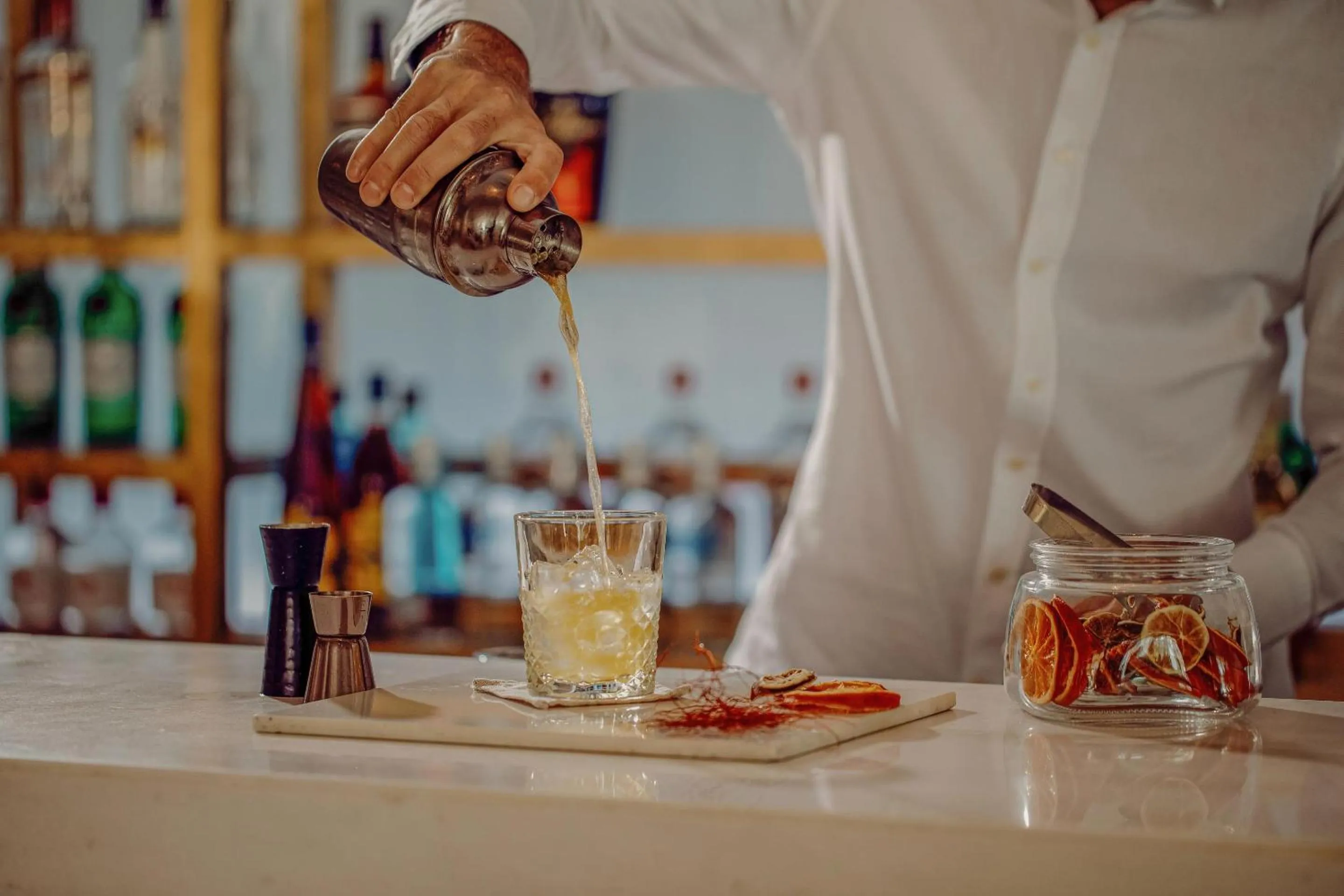 Lounge or bar in Ikos Aria