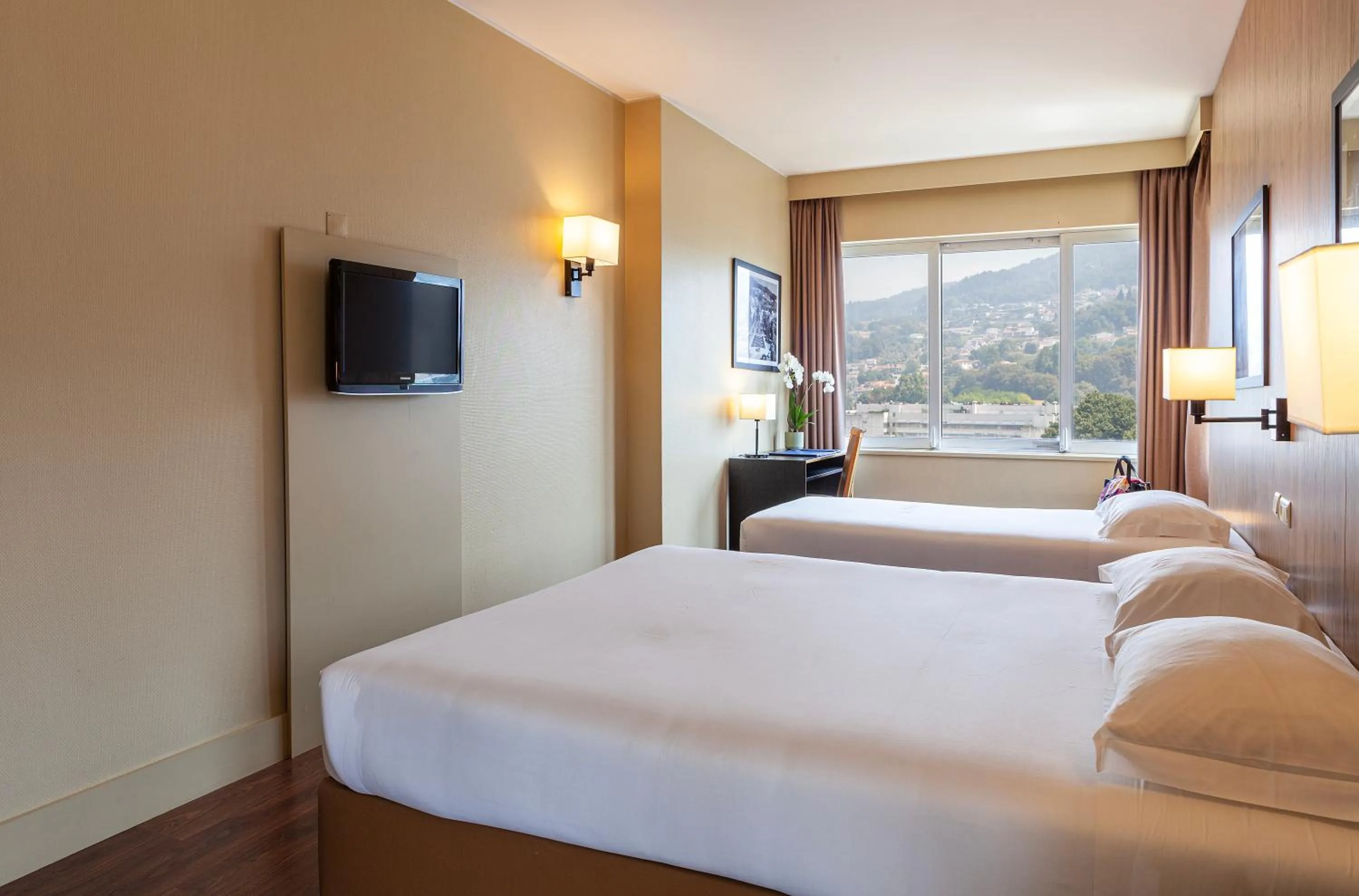 Bedroom, Bed in Hotel Fundador