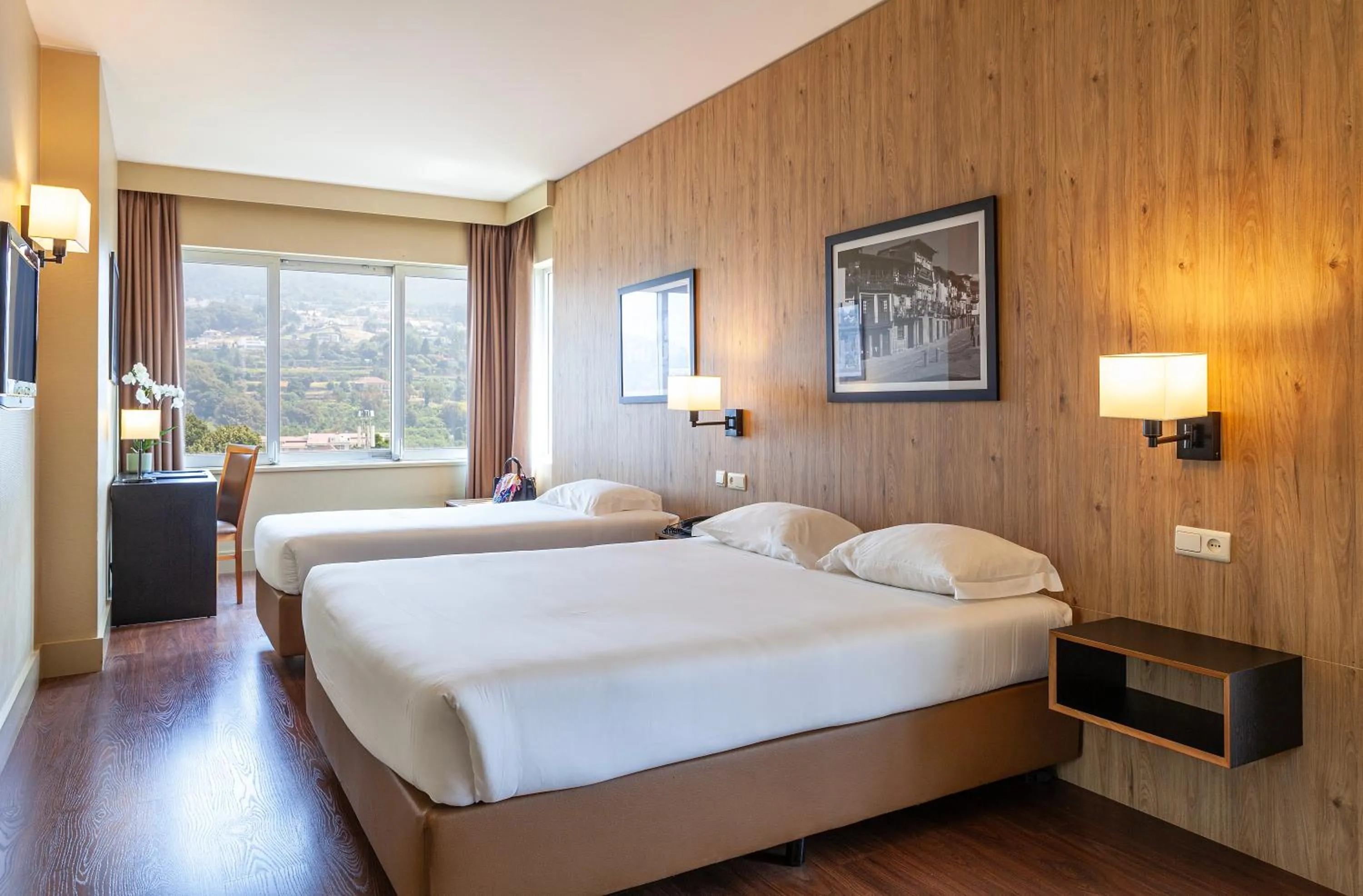 Bedroom, Bed in Hotel Fundador