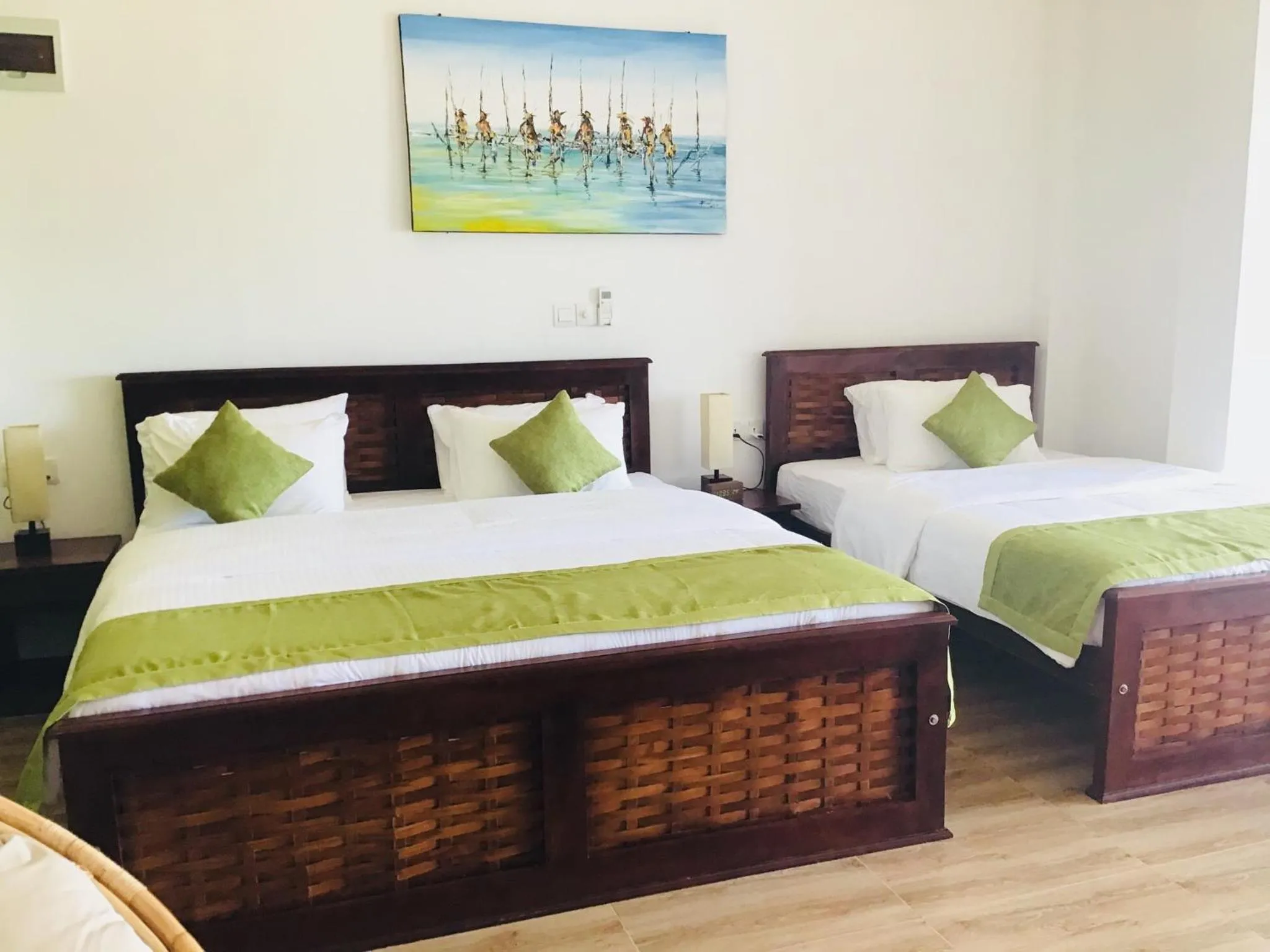 Bed in Avonil Resort Yala