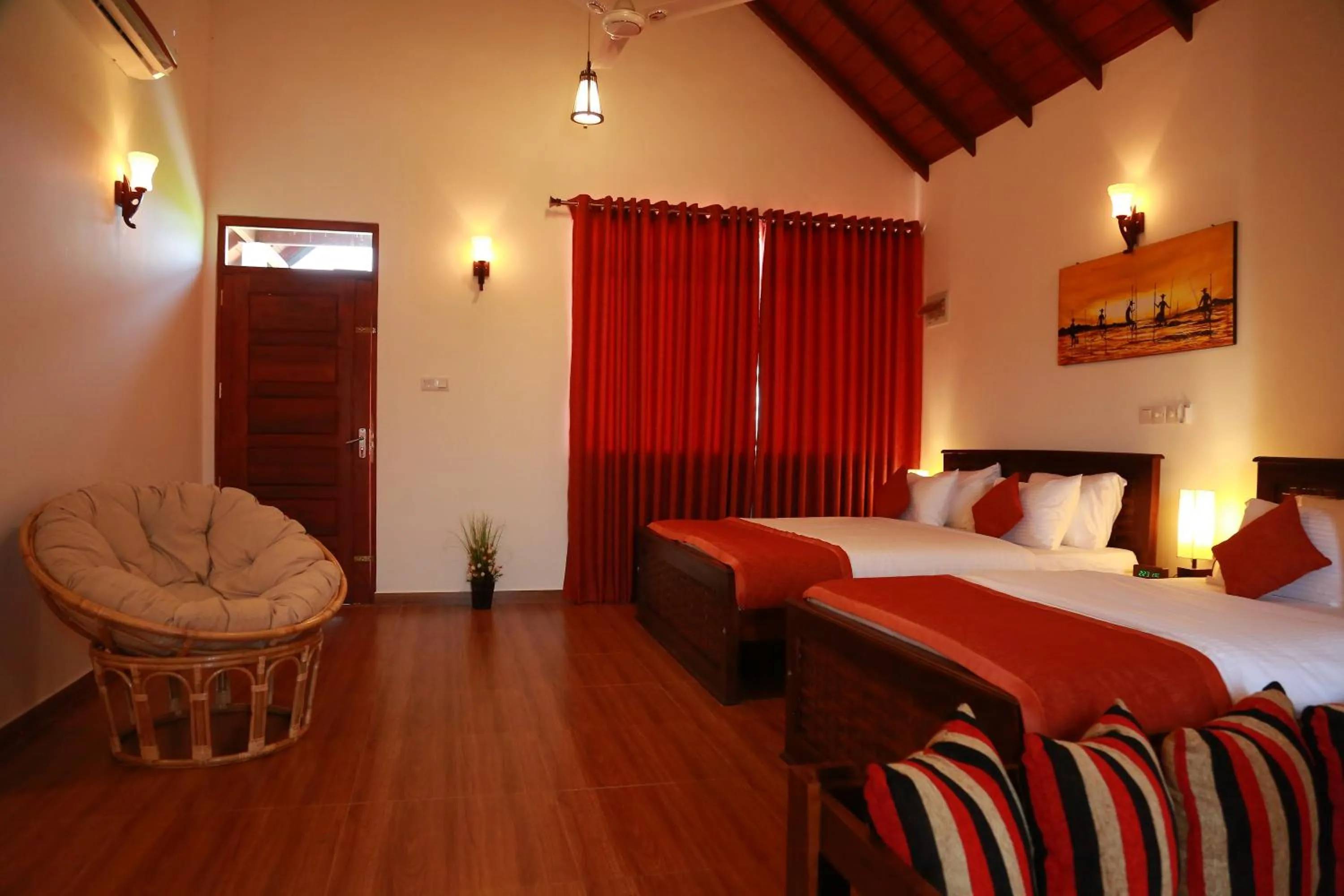 Bed in Avonil Resort Yala