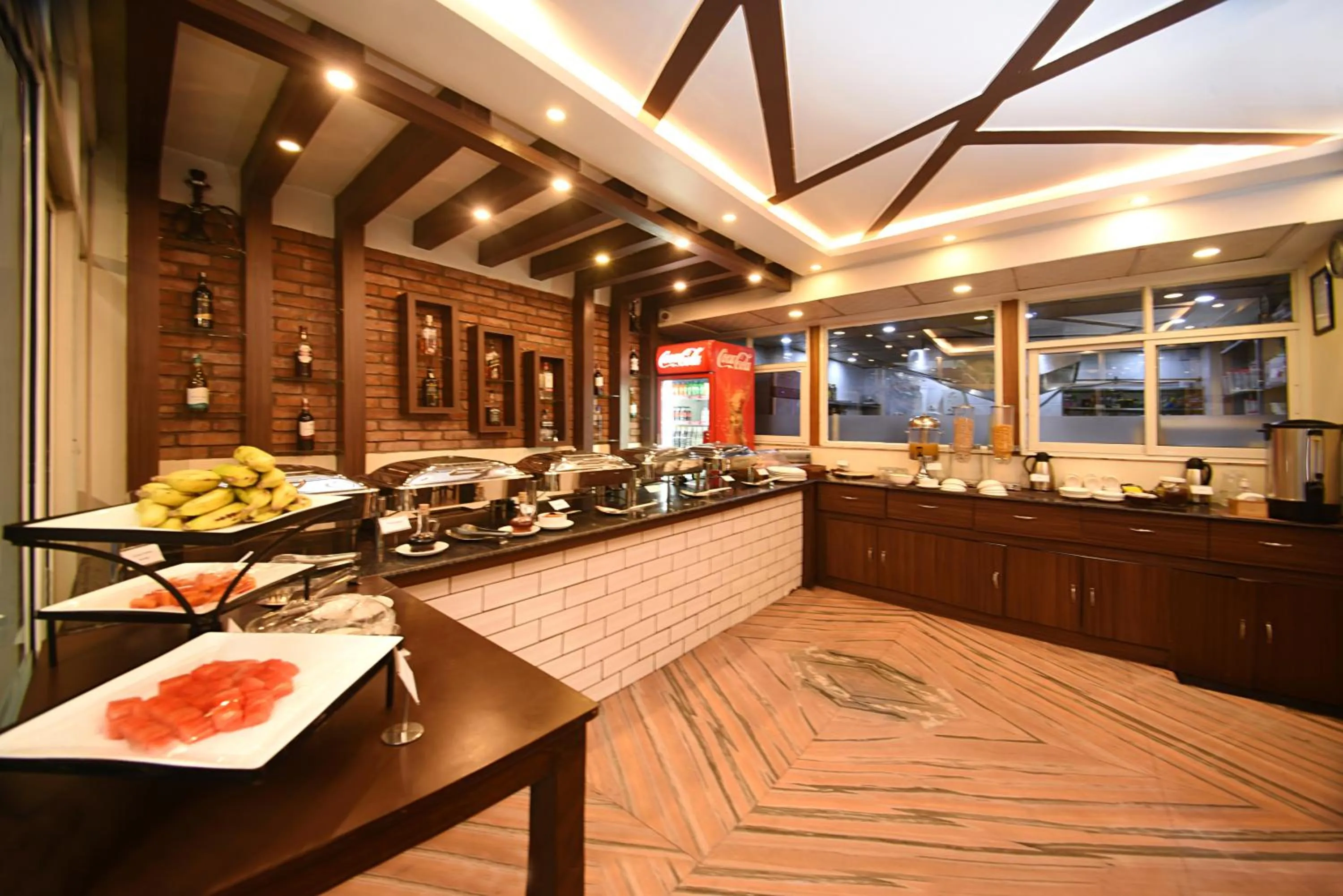 Buffet breakfast in Hotel Jampa