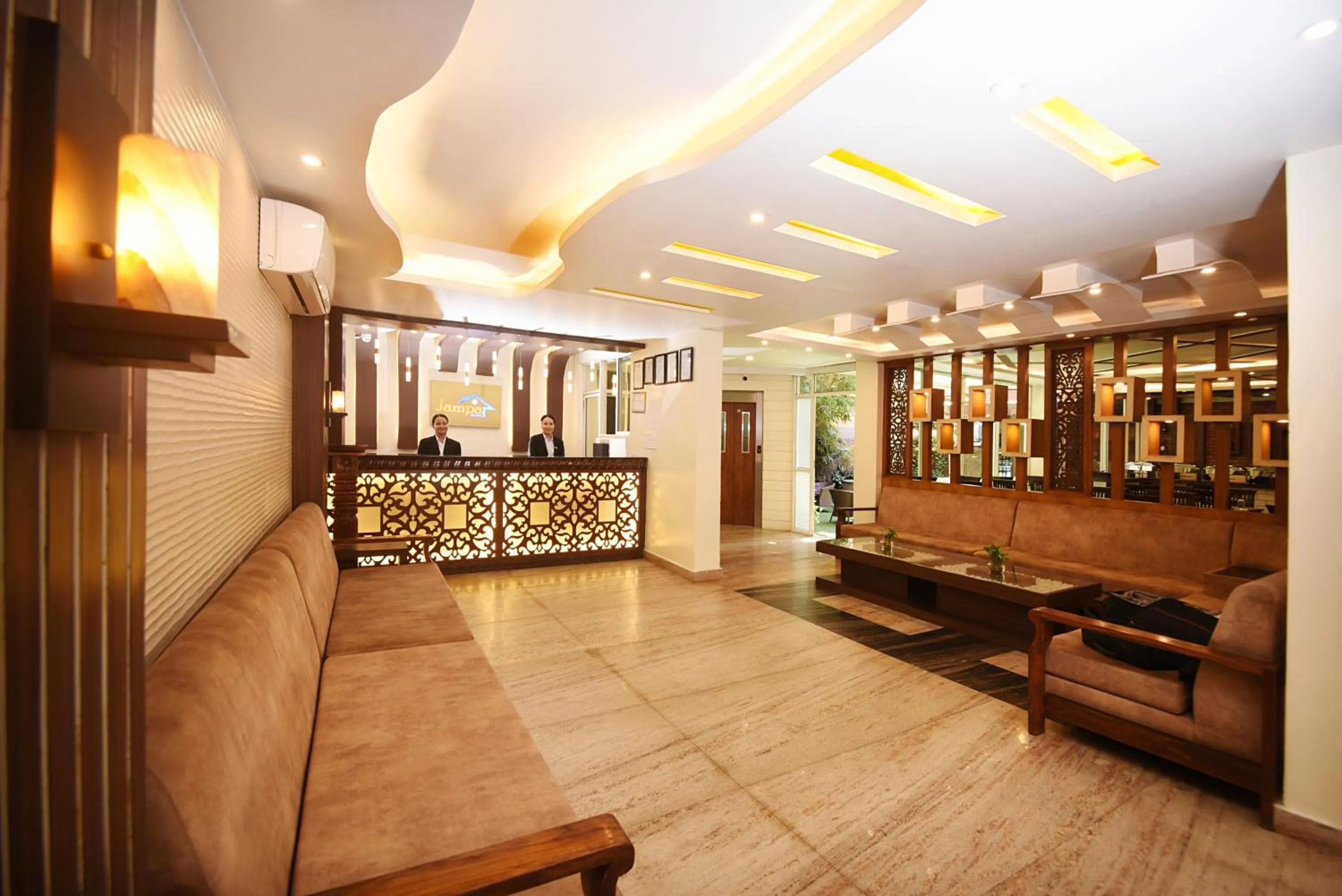 Lobby or reception in Hotel Jampa