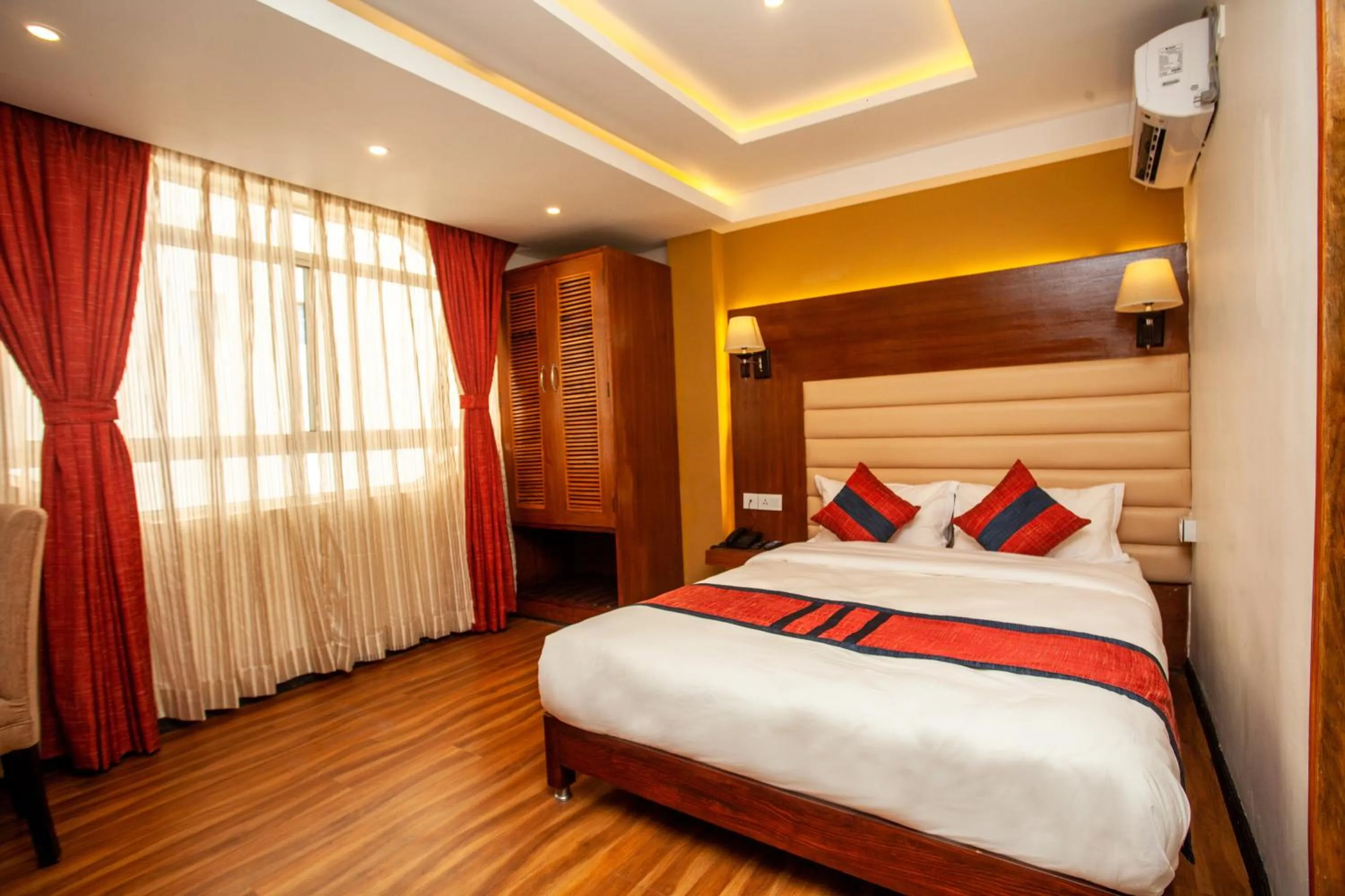 Bedroom, Bed in Hotel Jampa