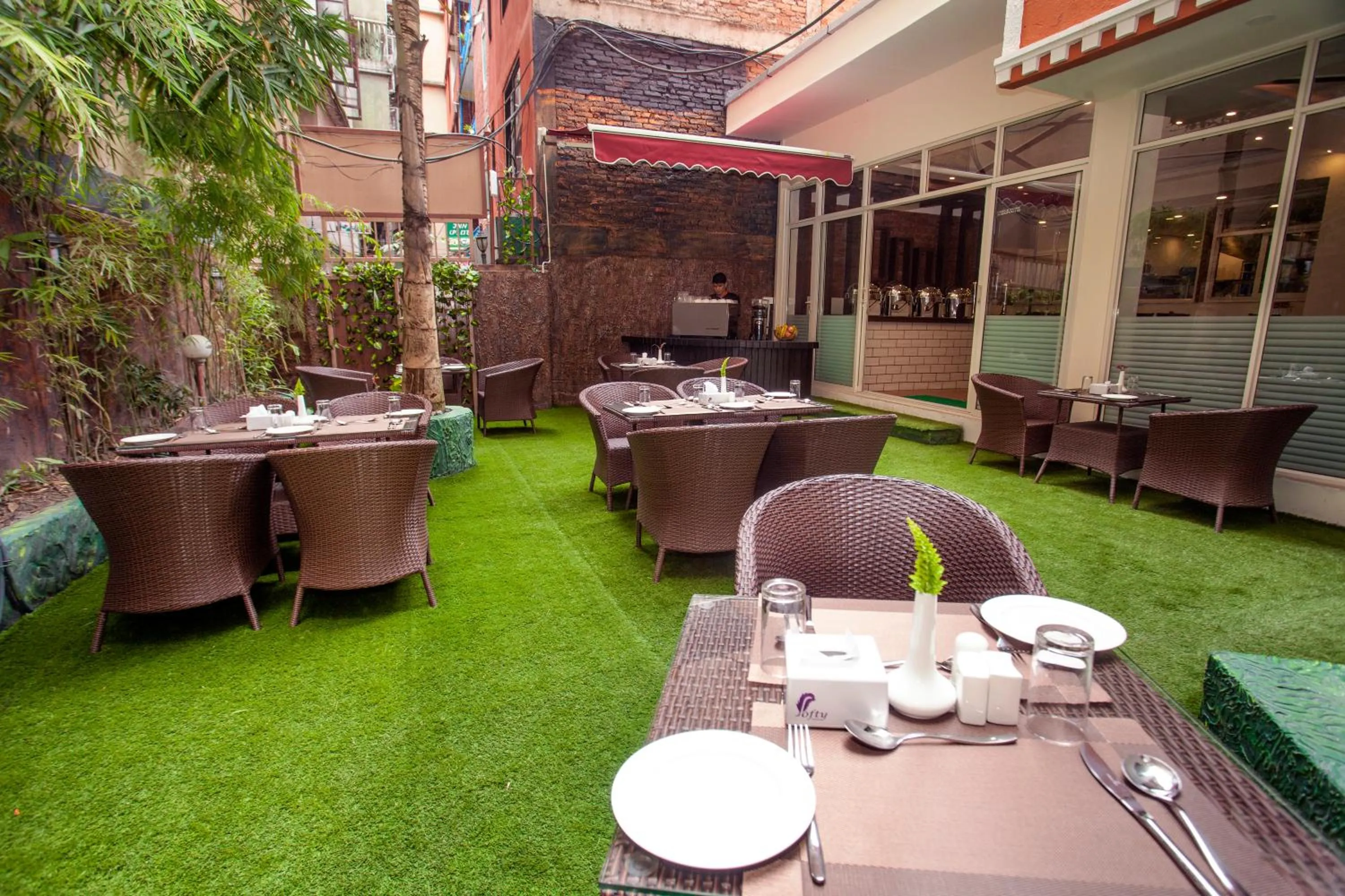 Garden in Hotel Jampa