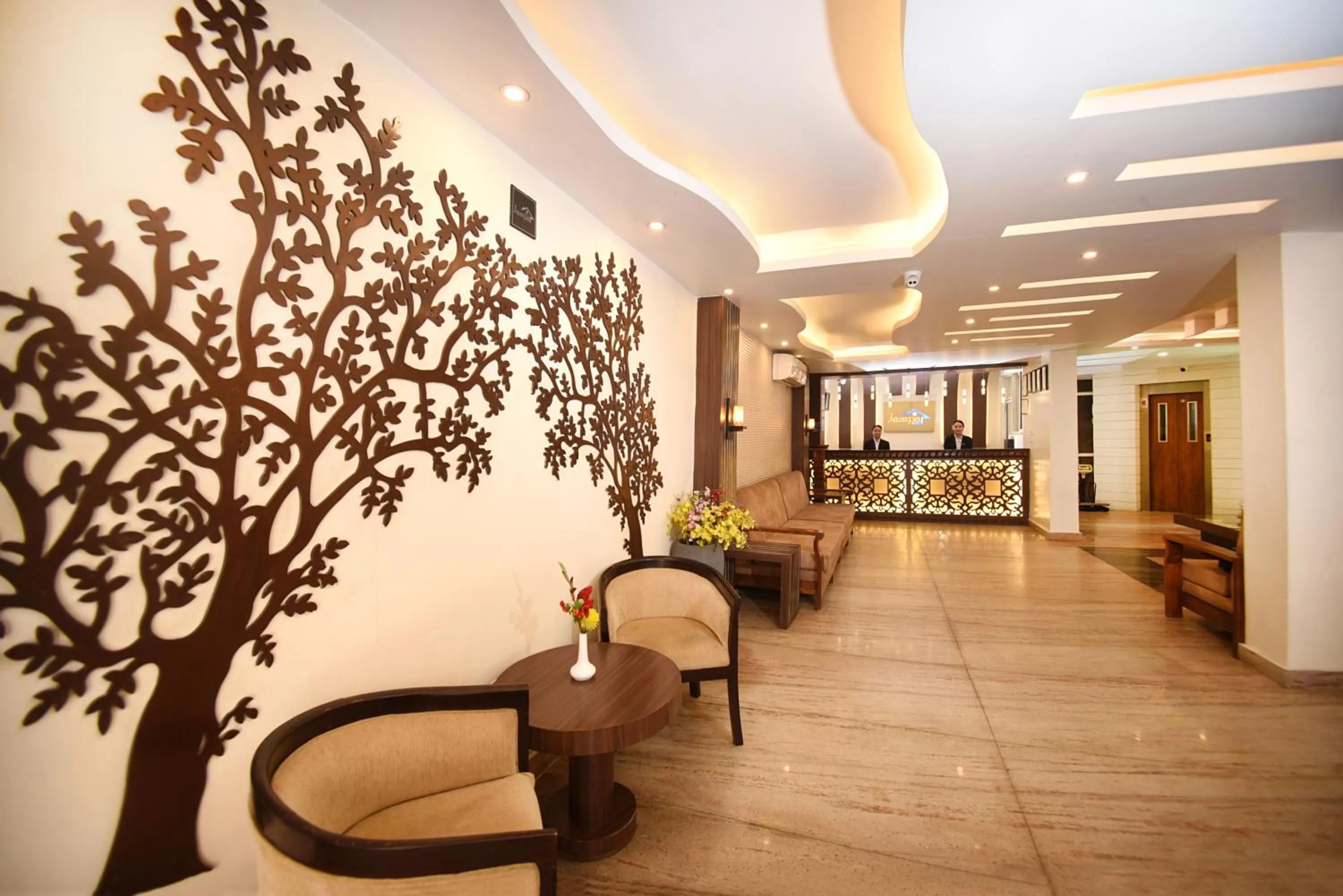 Lobby or reception in Hotel Jampa