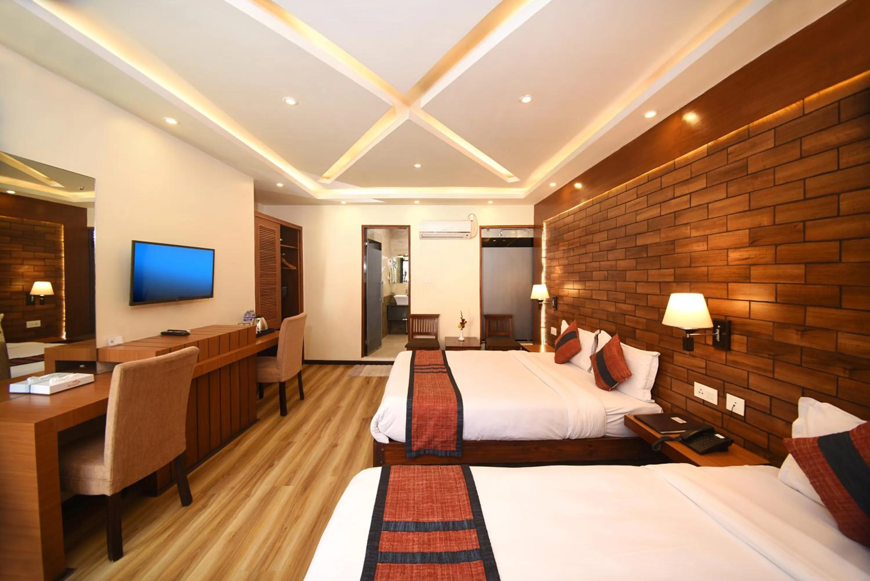 Bedroom, Bed in Hotel Jampa