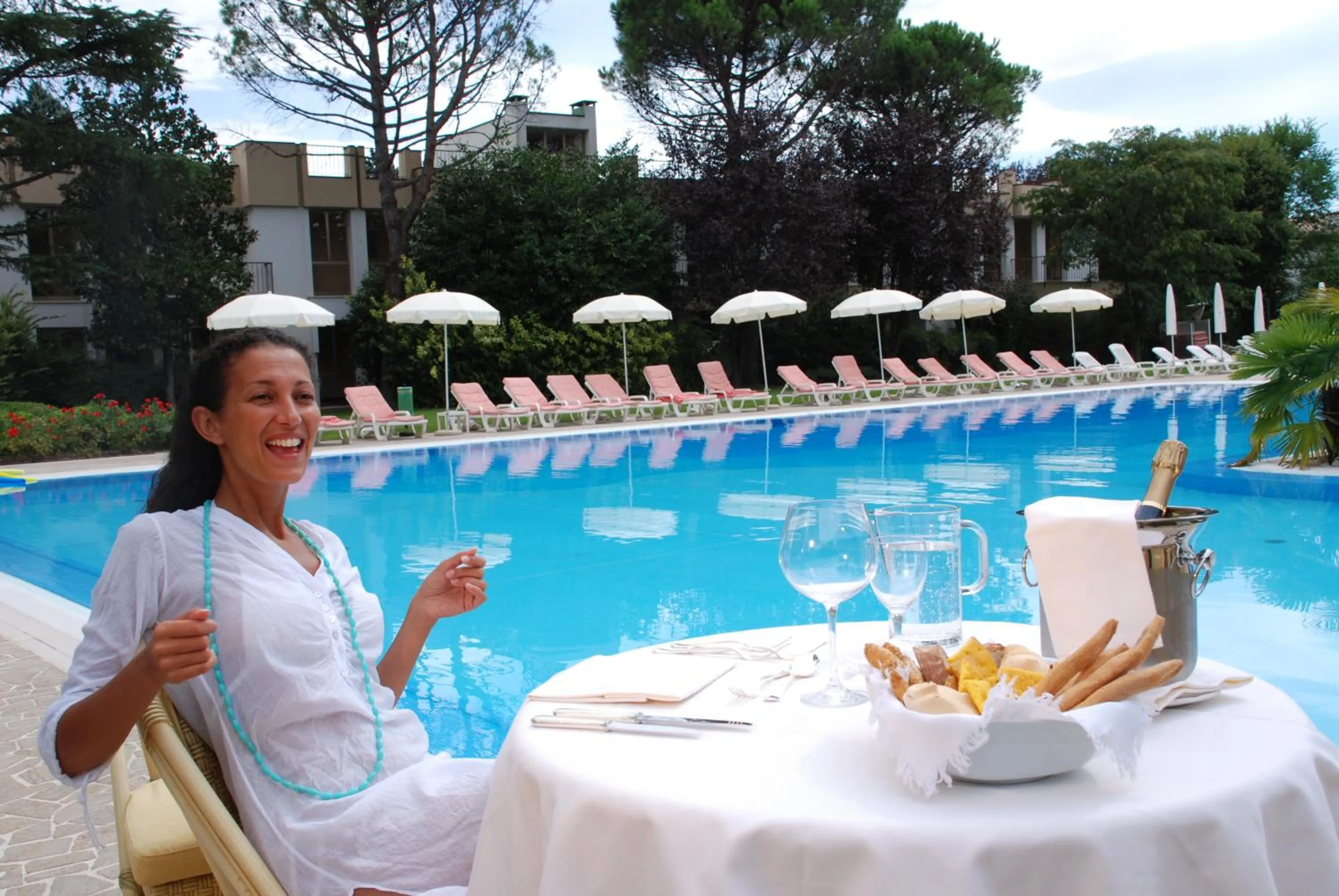 Swimming pool in Ermitage Bel Air Medical Hotel