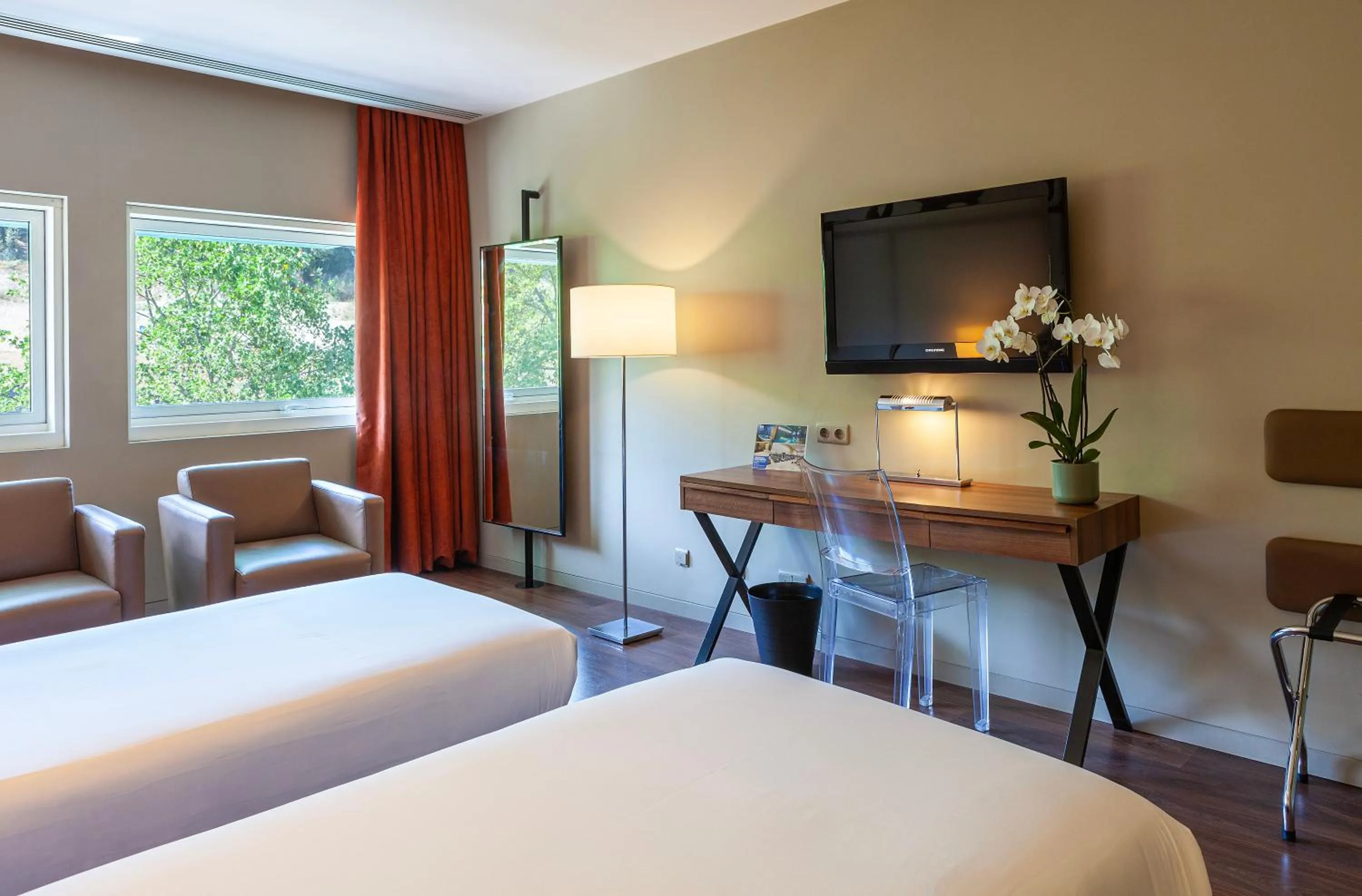 Bed in Hotel de Guimaraes Business & SPA